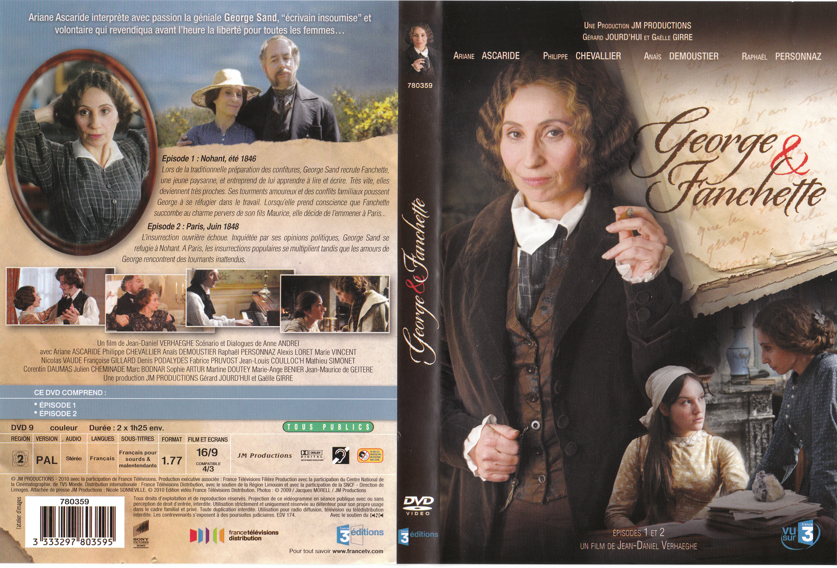 Jaquette DVD George et Fanchette