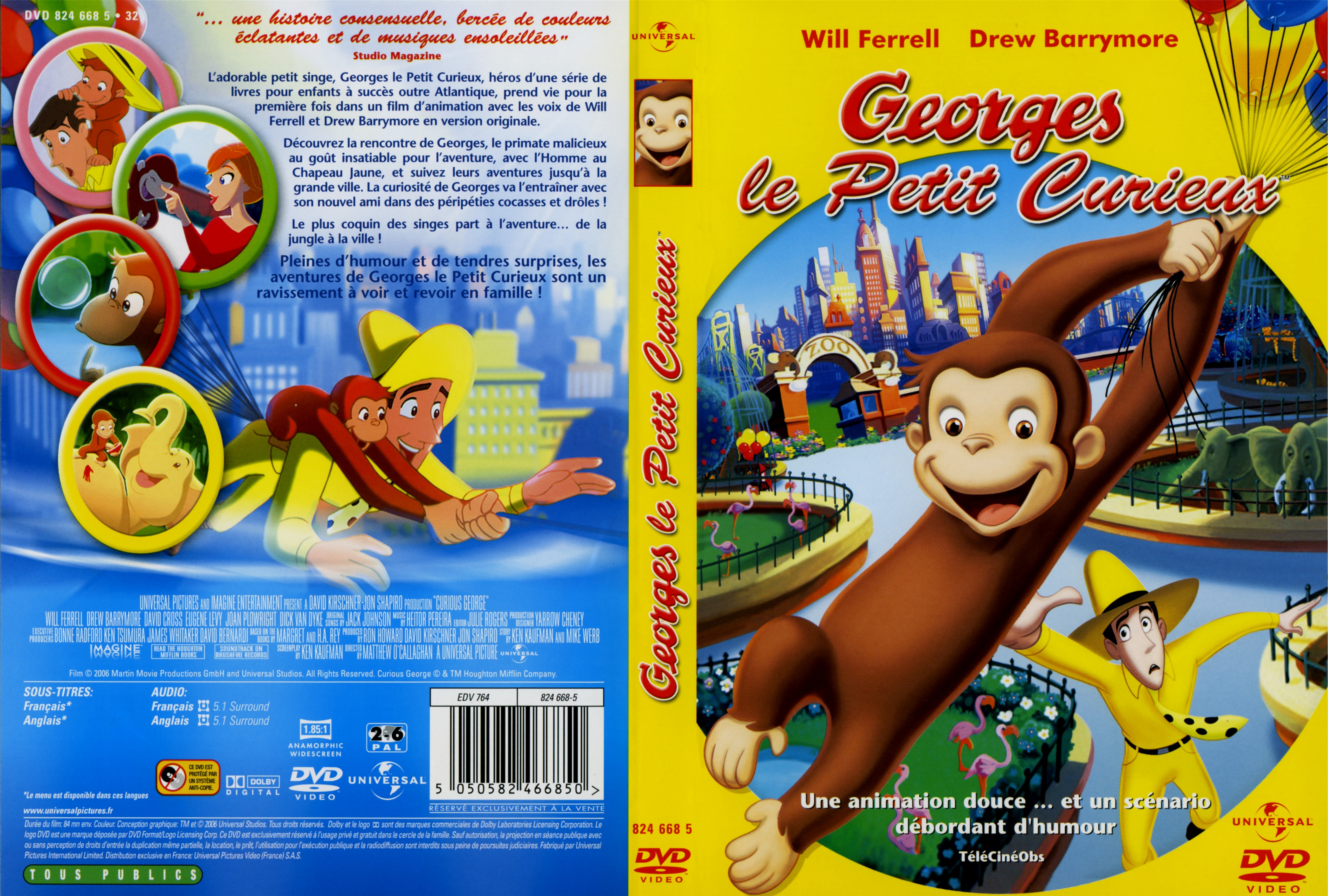 Jaquette DVD Georges le petit curieux