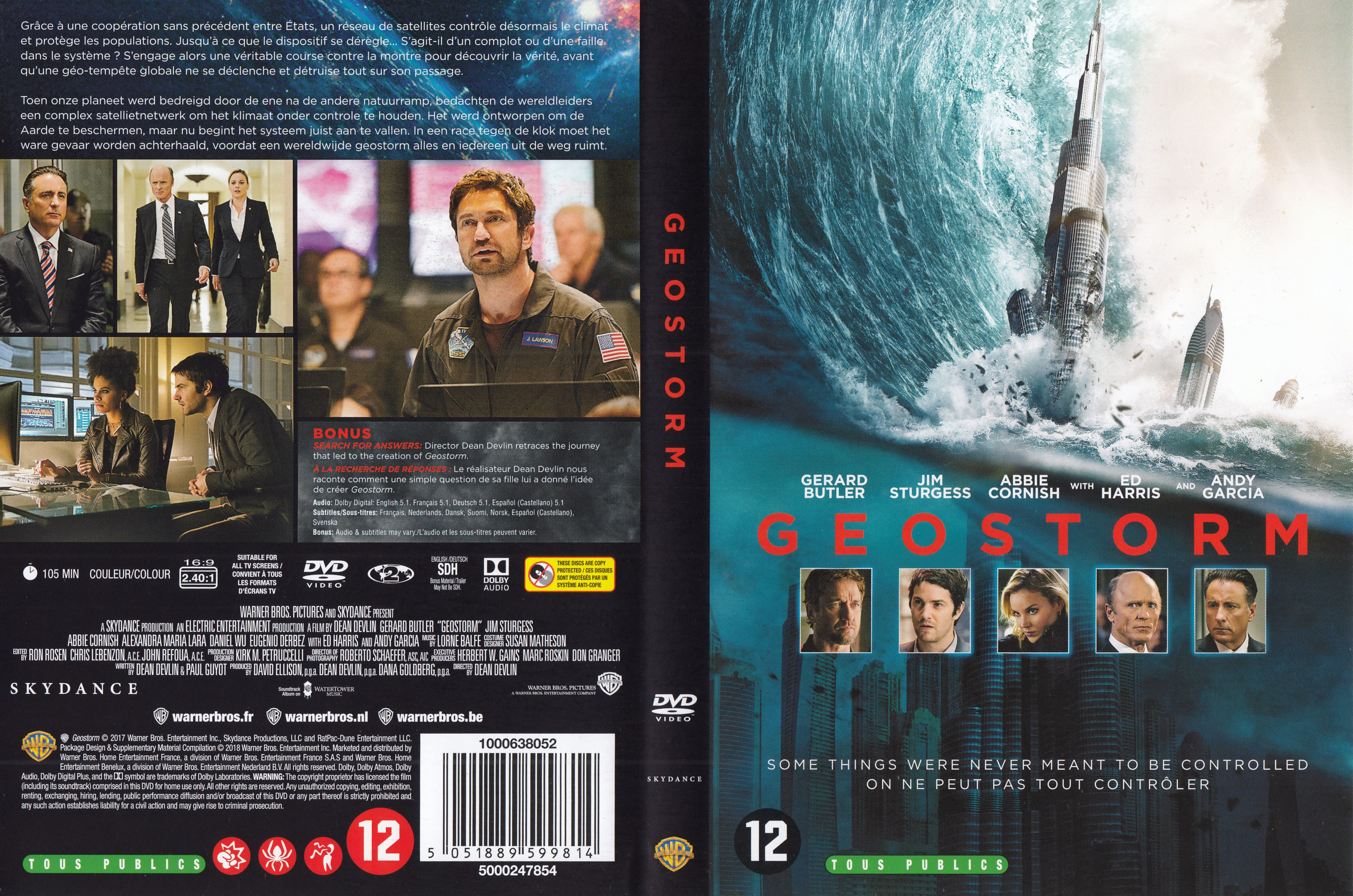 Jaquette DVD Geostorm