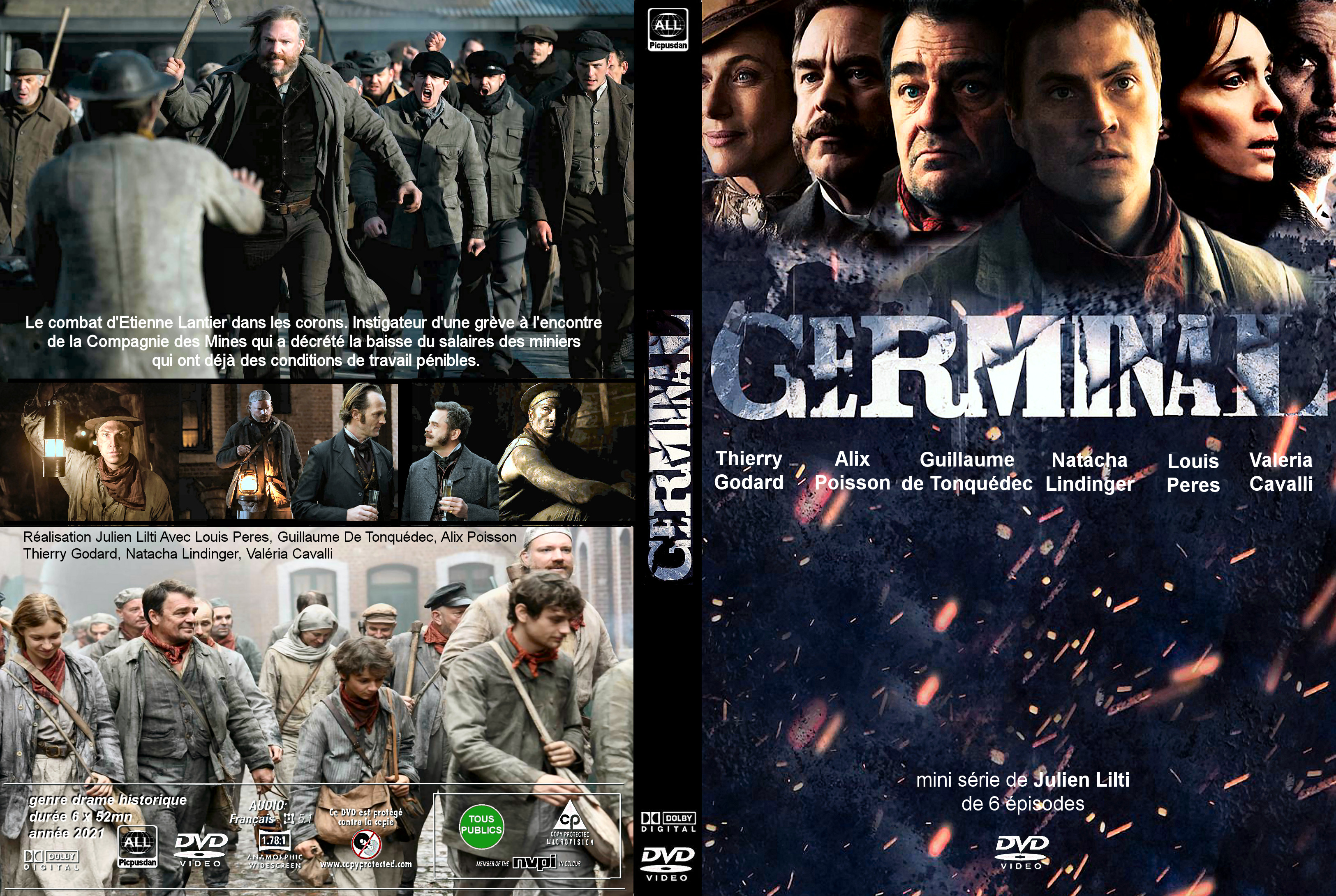 Jaquette DVD Germinal (Srie TV) custom