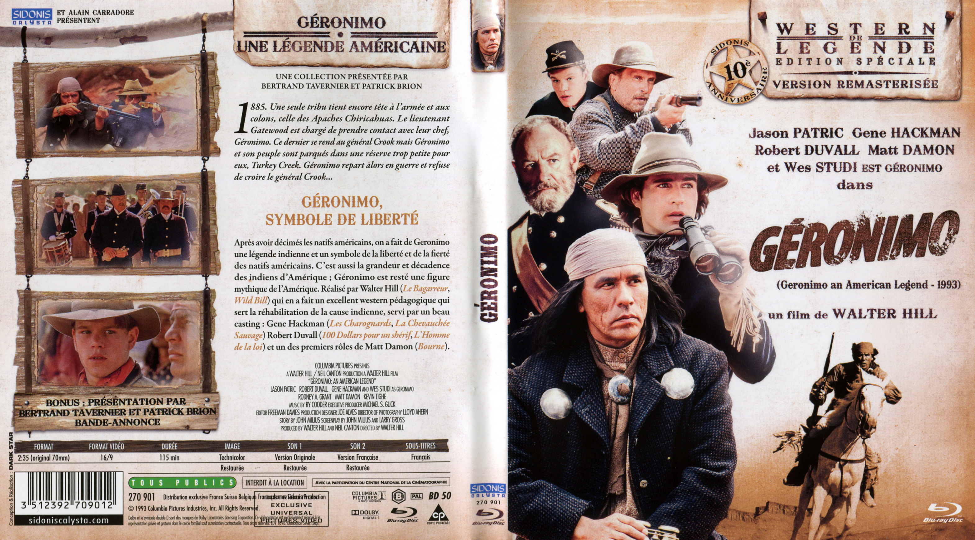 Jaquette DVD Geronimo (BLU-RAY)