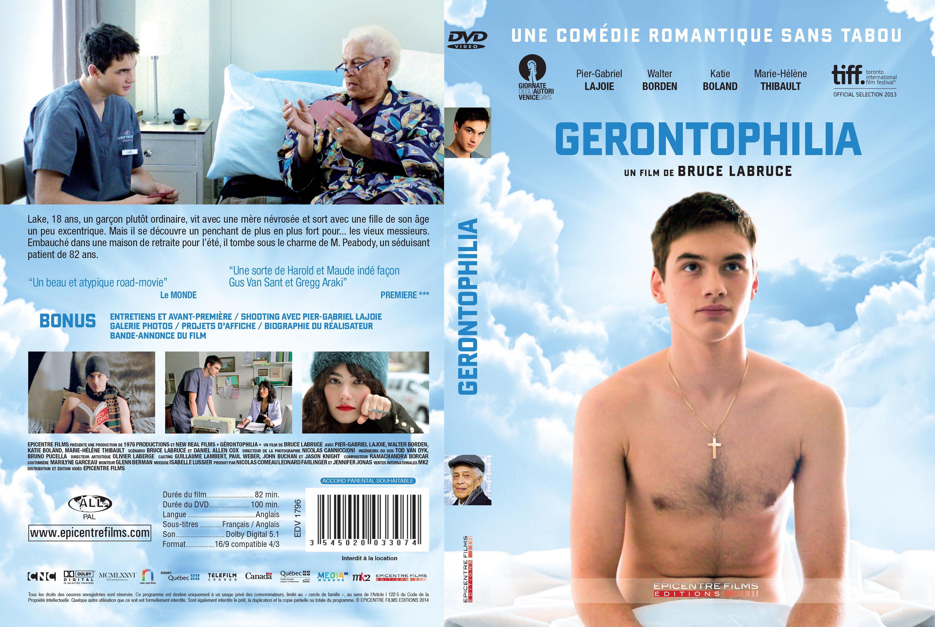 Jaquette DVD Gerontophilia custom