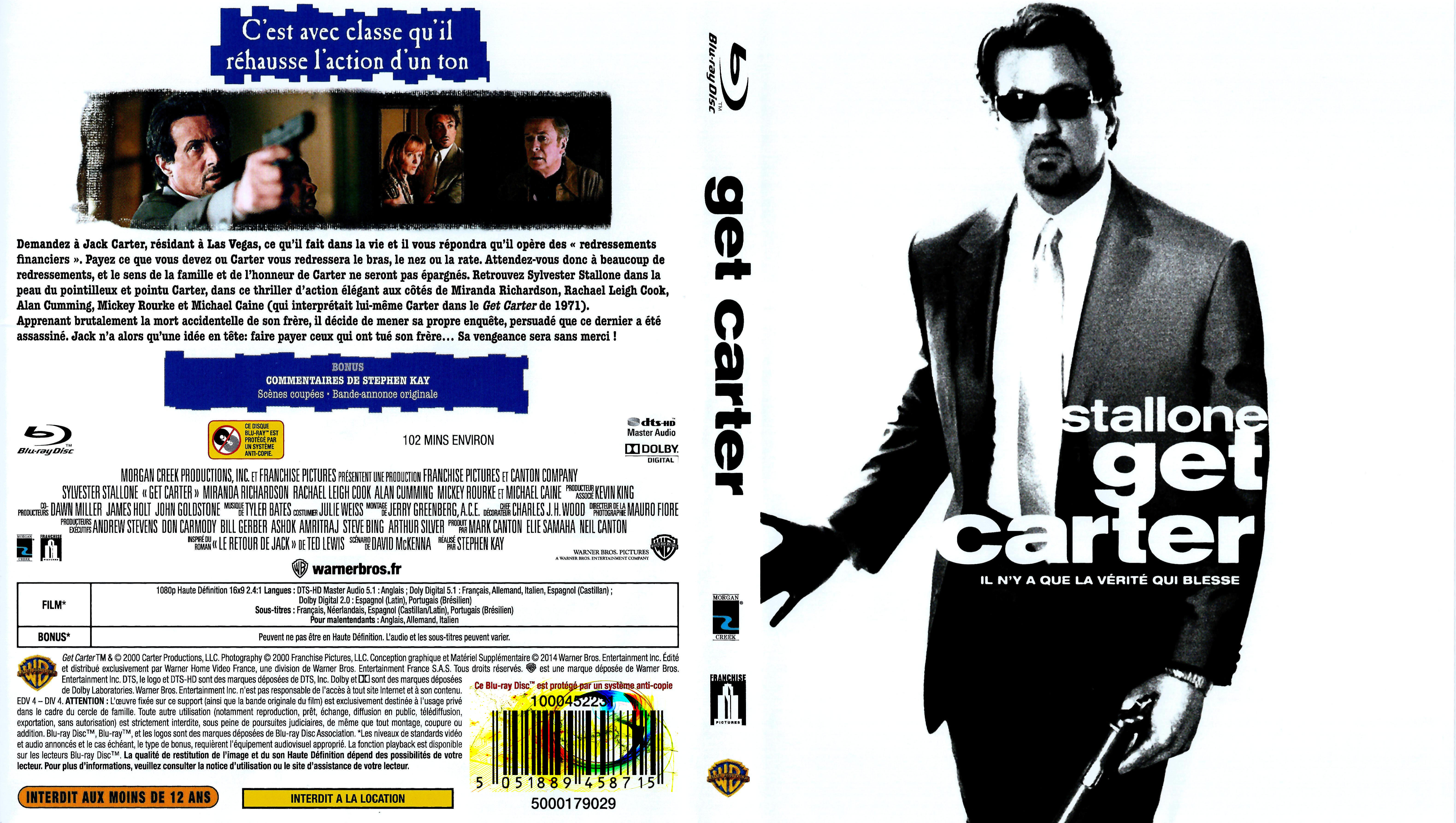 Jaquette DVD Get Carter (BLU-RAY)