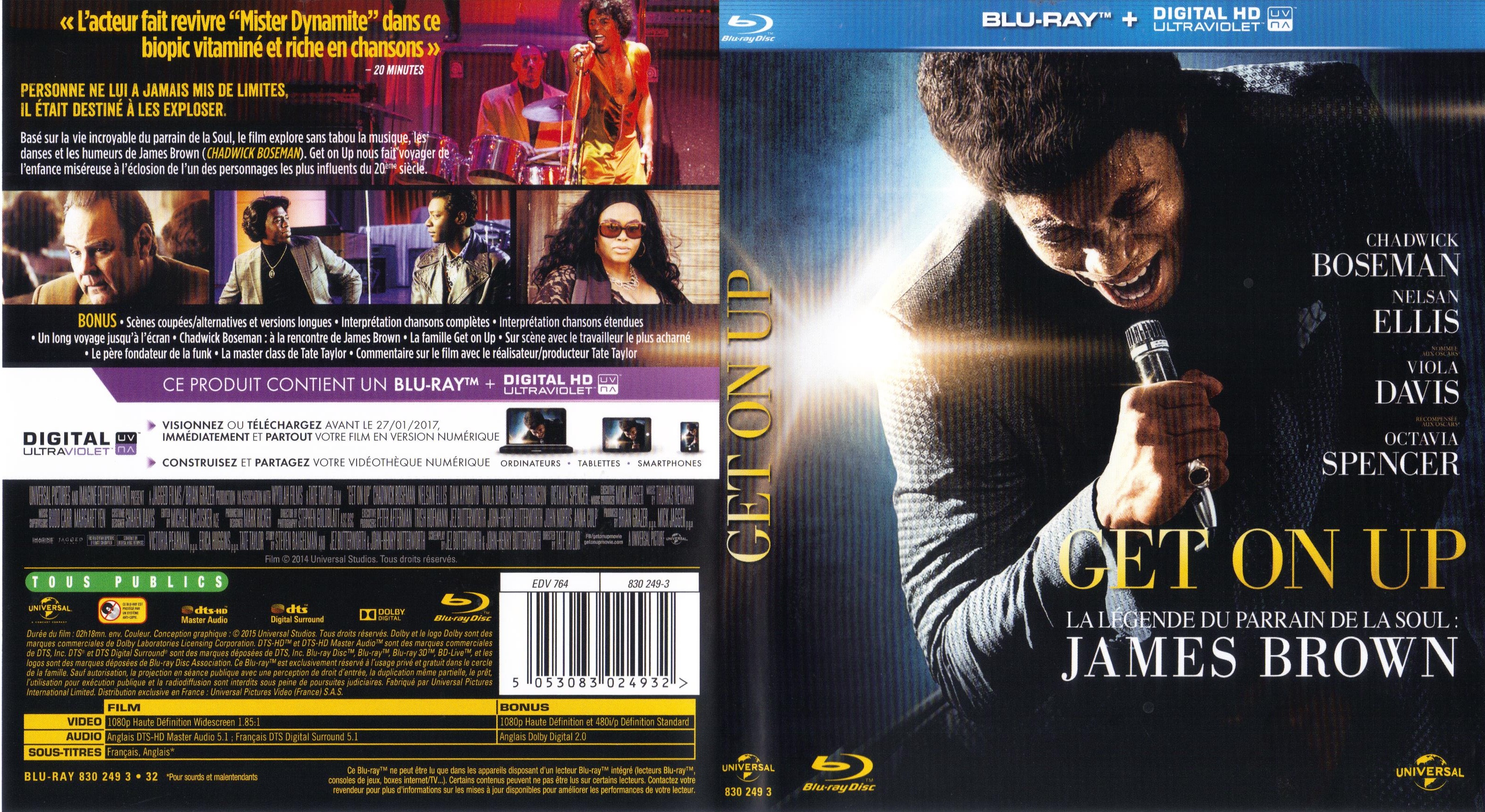 Jaquette DVD Get On Up (BLU-RAY)