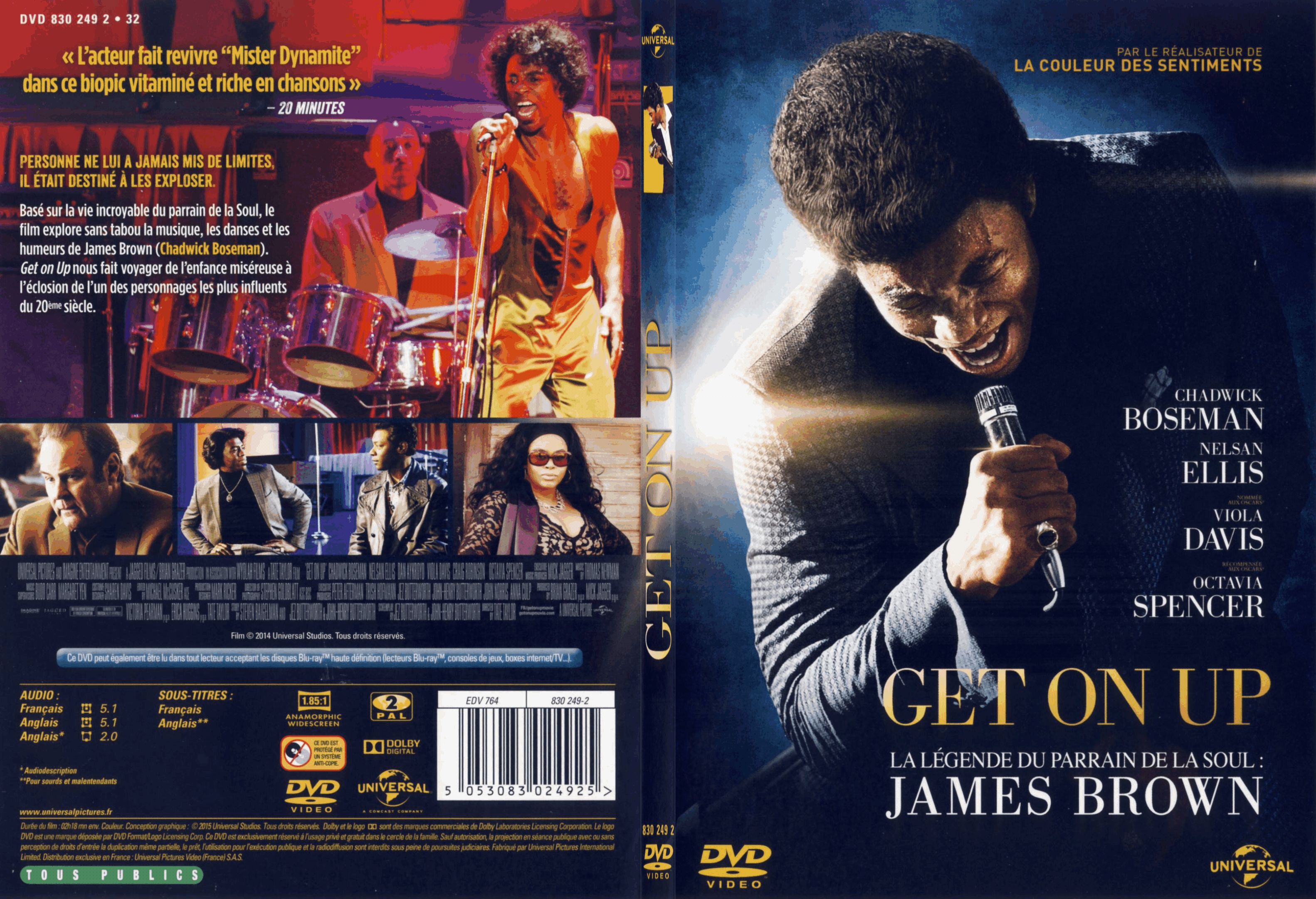 Jaquette DVD Get On Up - SLIM