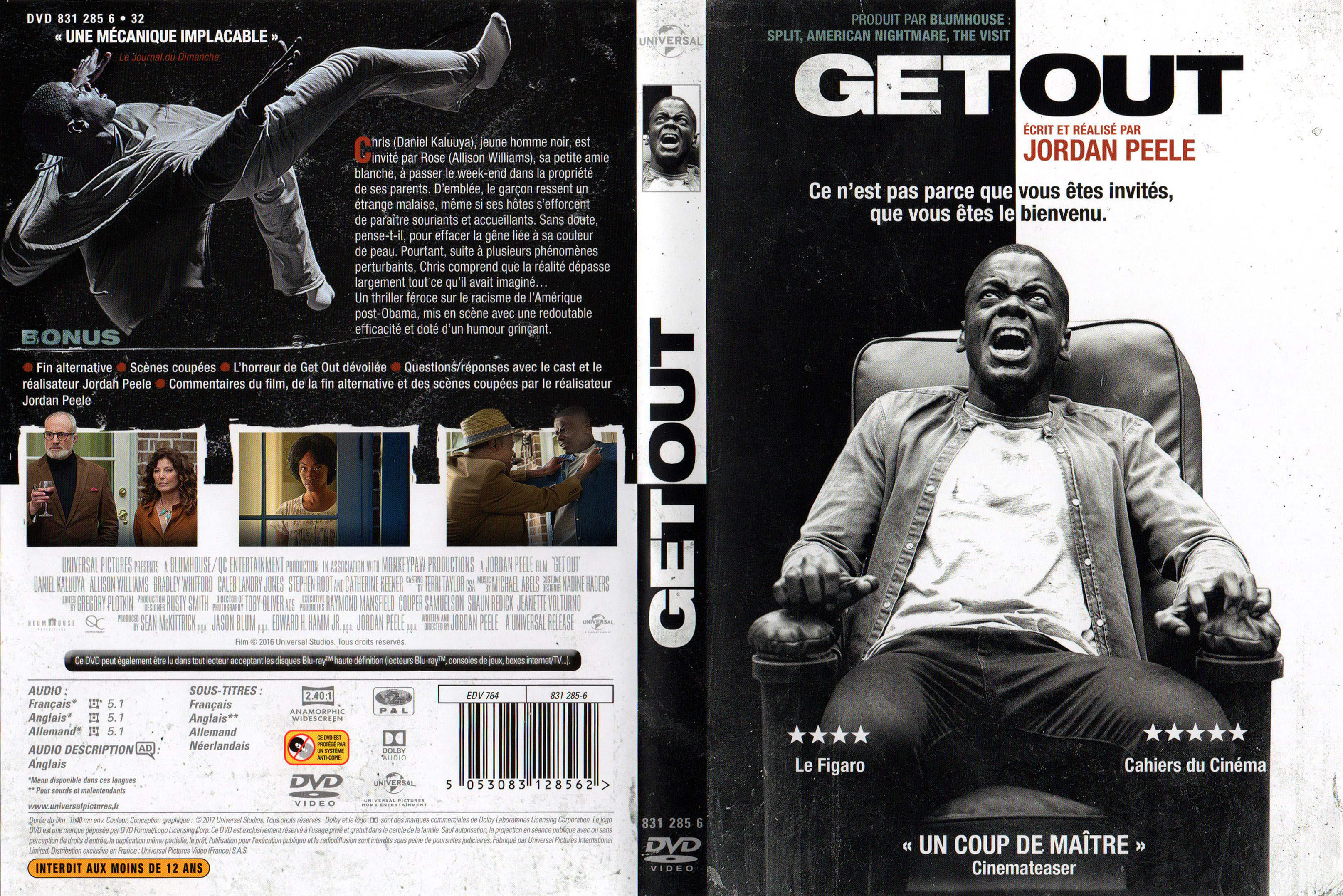 Jaquette DVD Get Out
