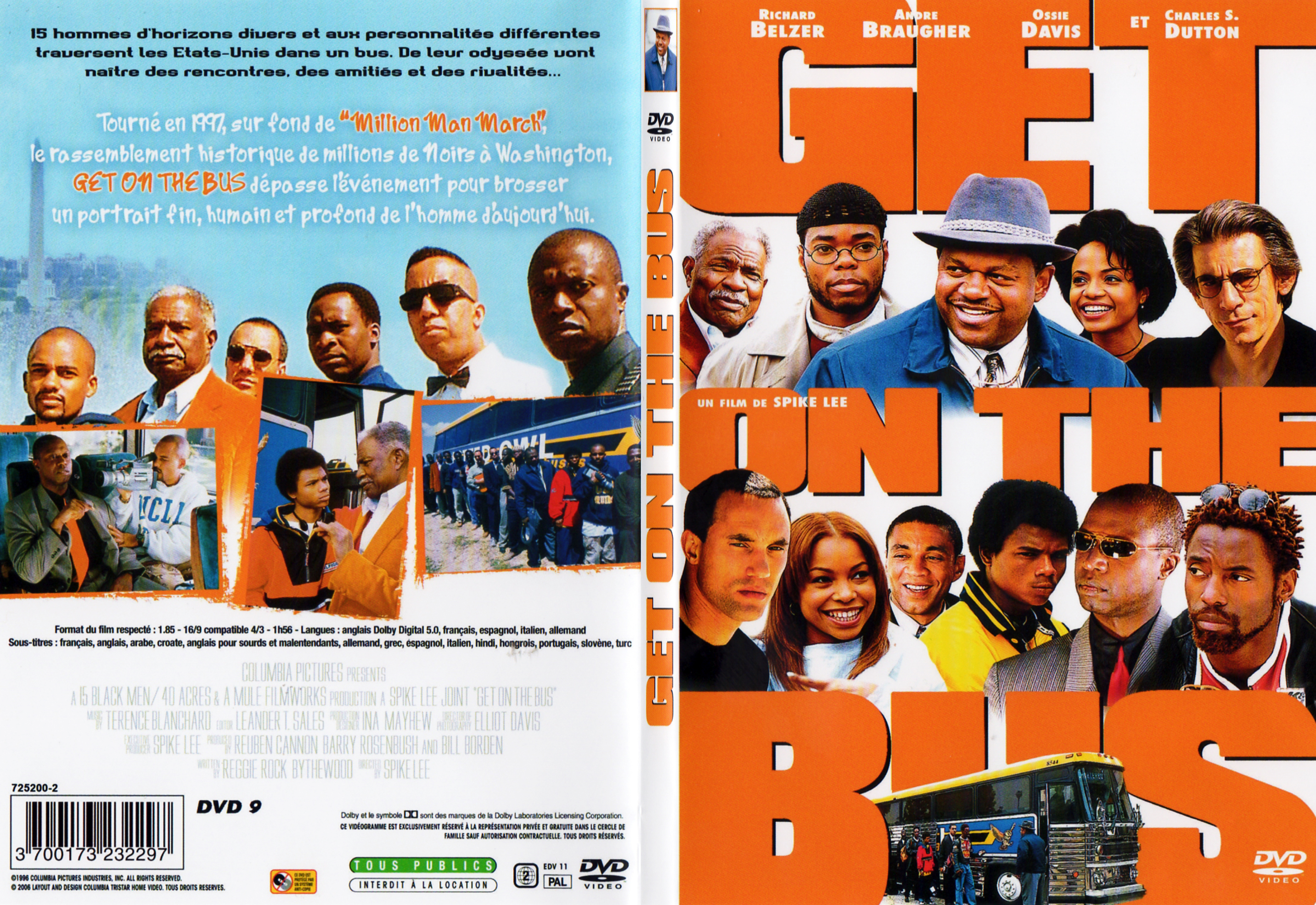 Jaquette DVD Get on the bus - SLIM