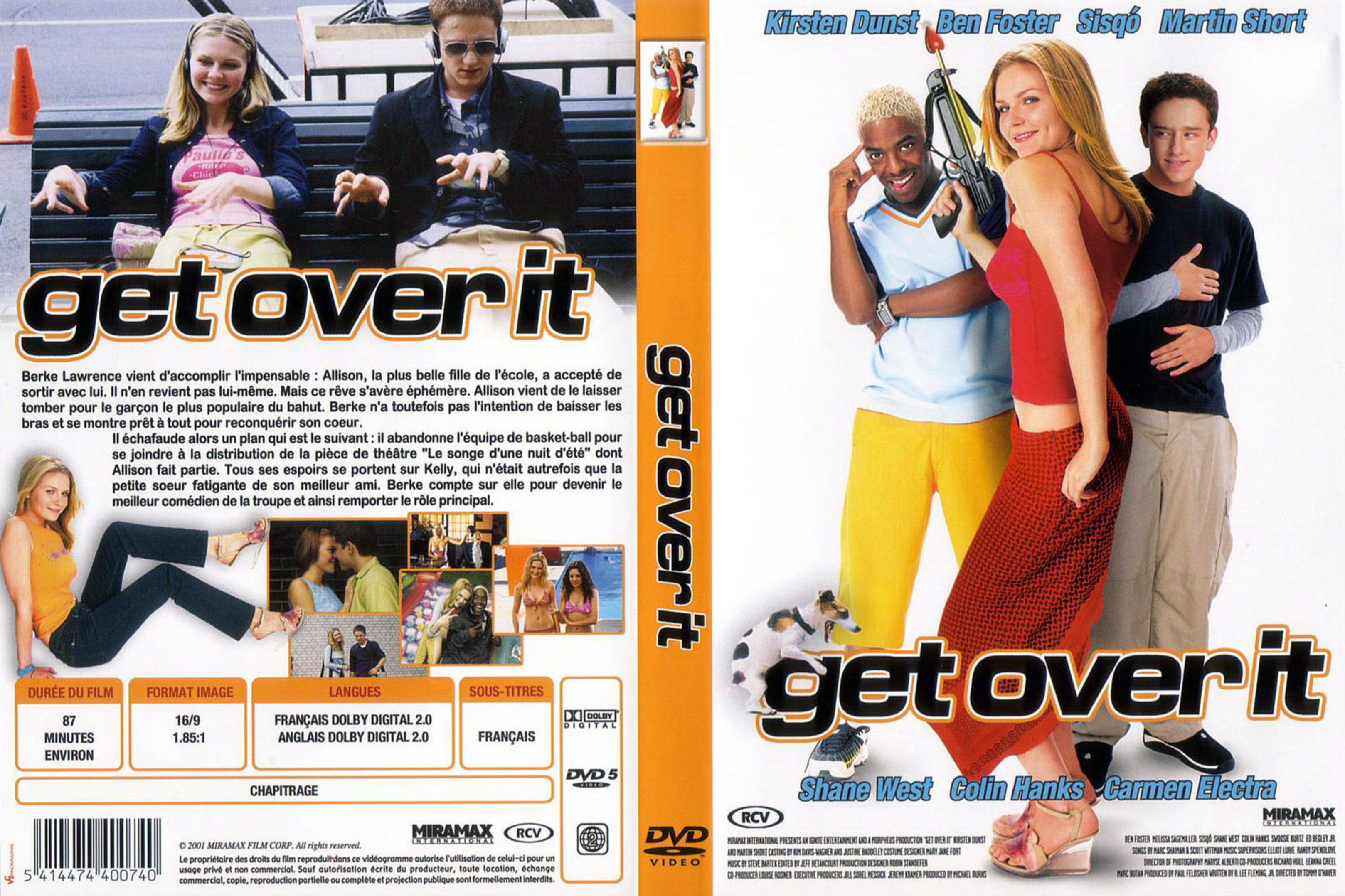 Jaquette DVD Get over it