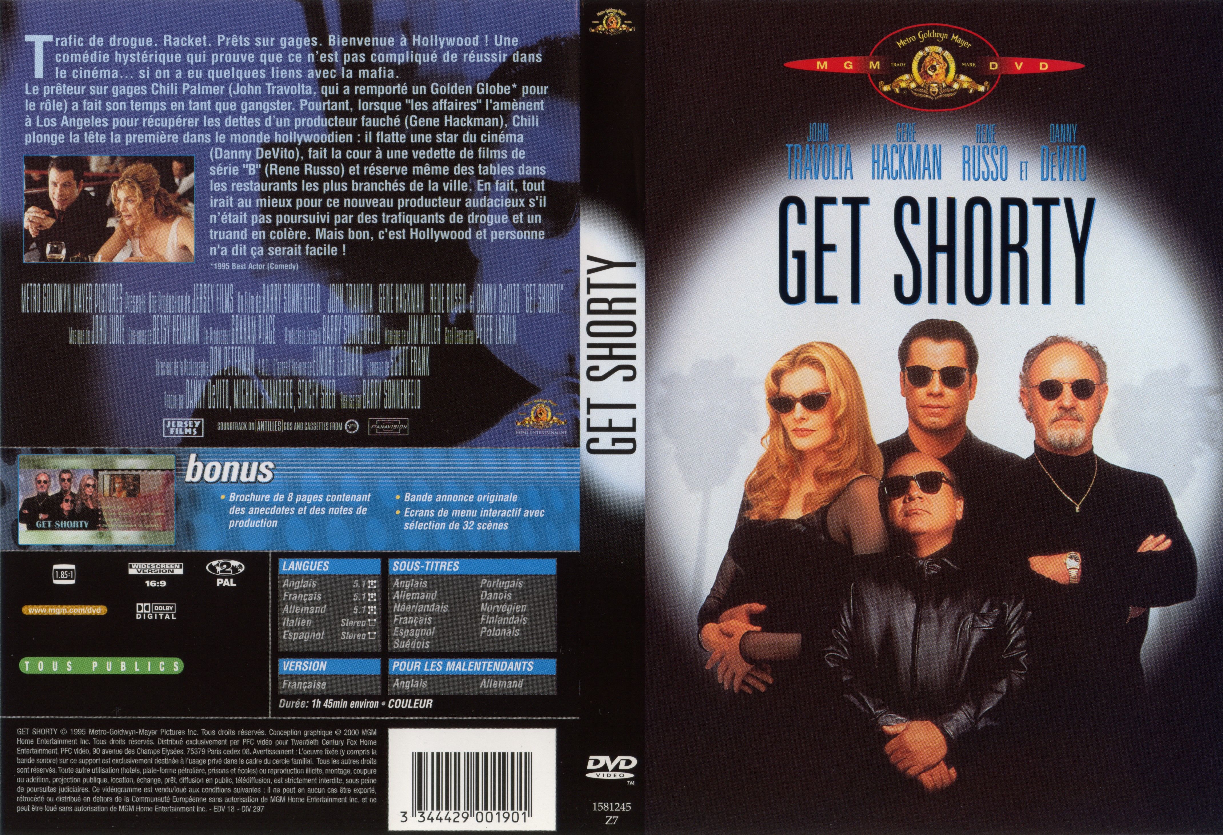 Jaquette DVD Get shorty