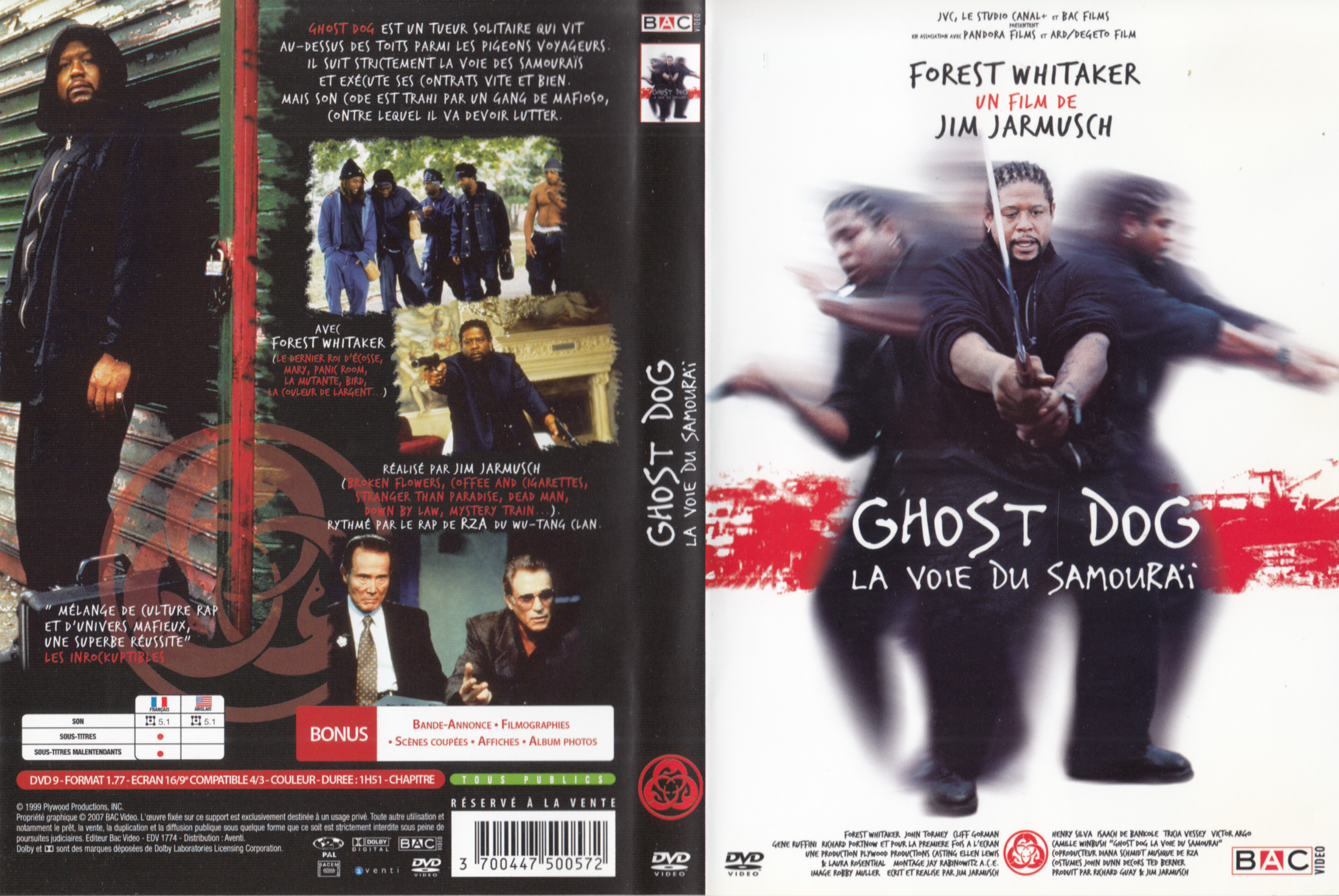 Jaquette DVD Ghost Dog v3