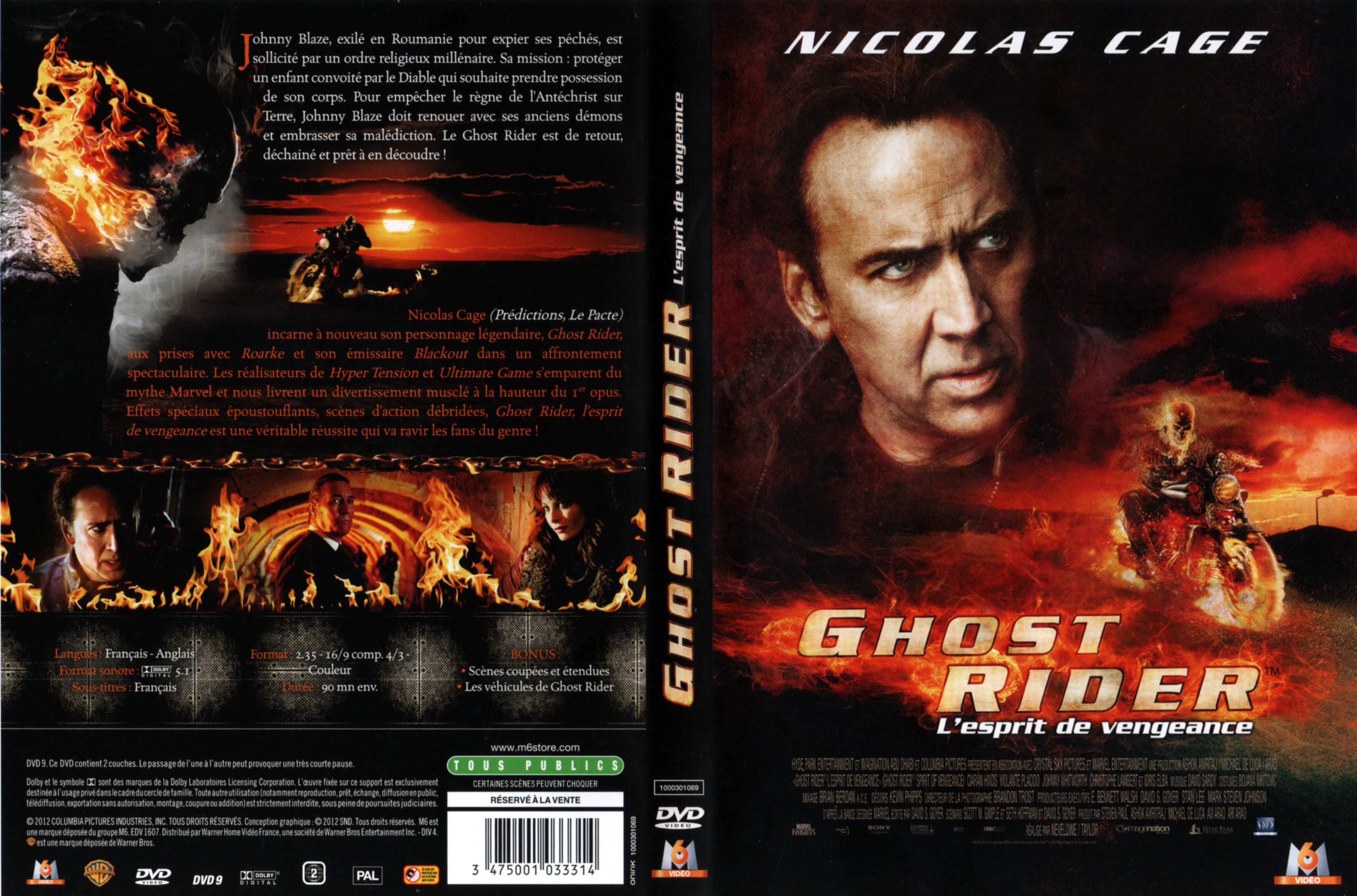 Jaquette DVD Ghost Rider 2 l