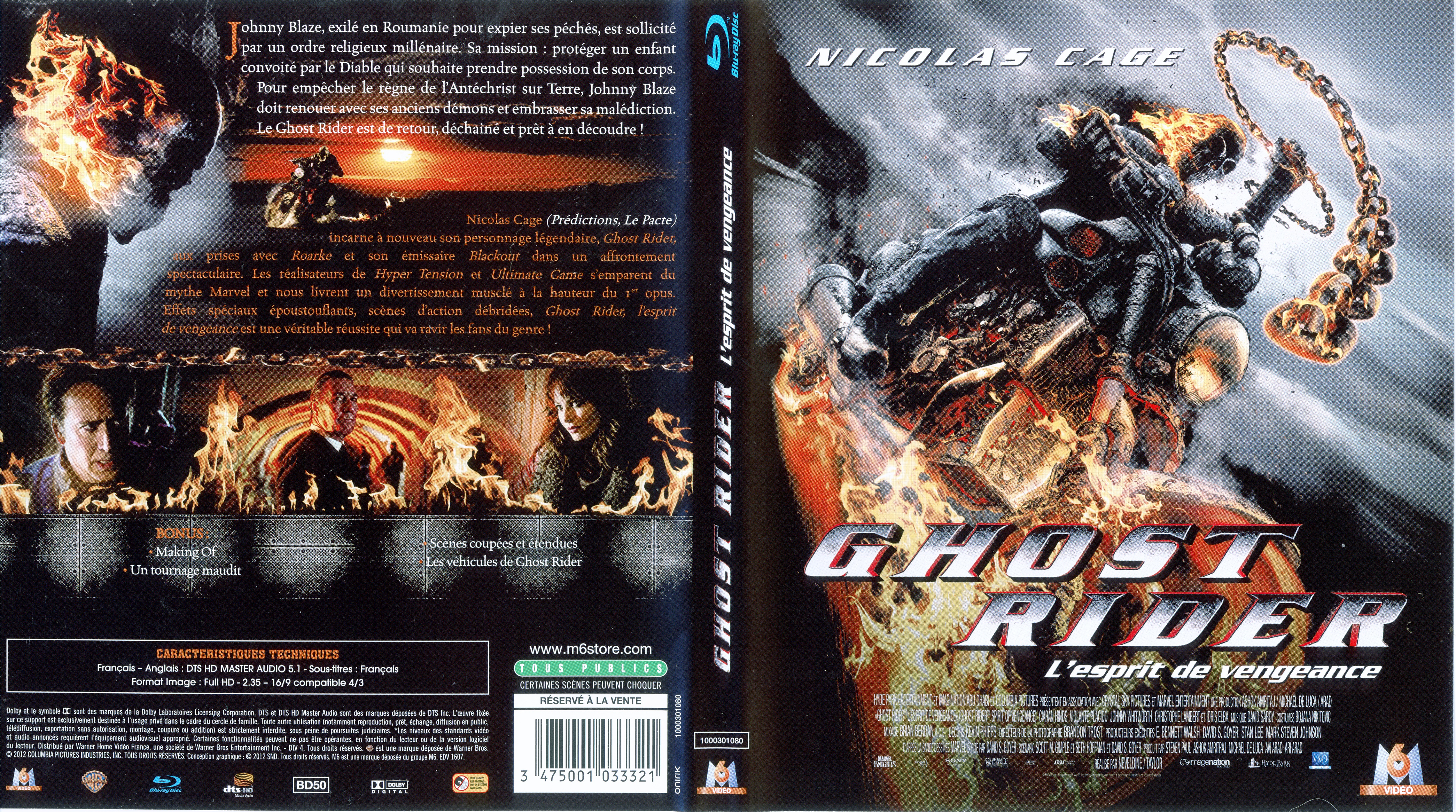 Jaquette DVD Ghost Rider 2 l