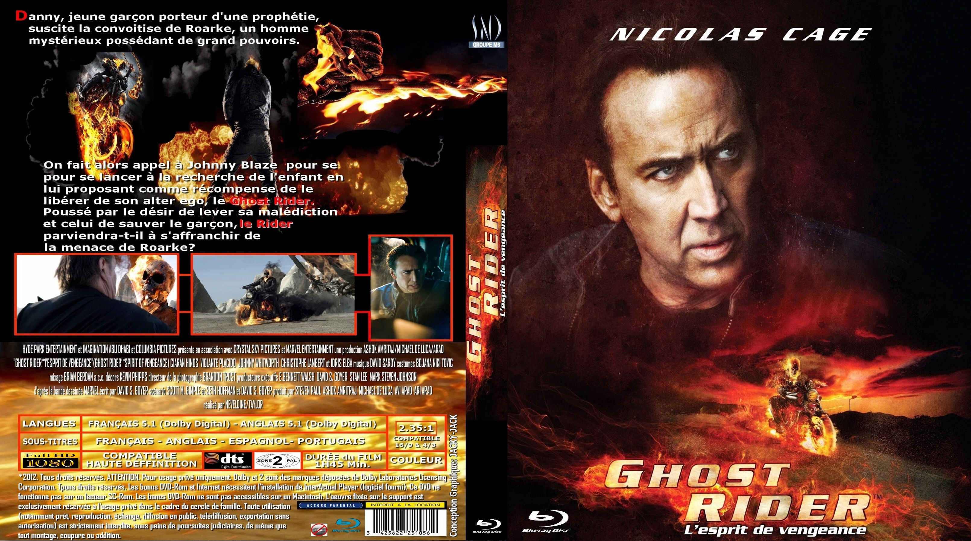 Jaquette DVD Ghost Rider 2 l