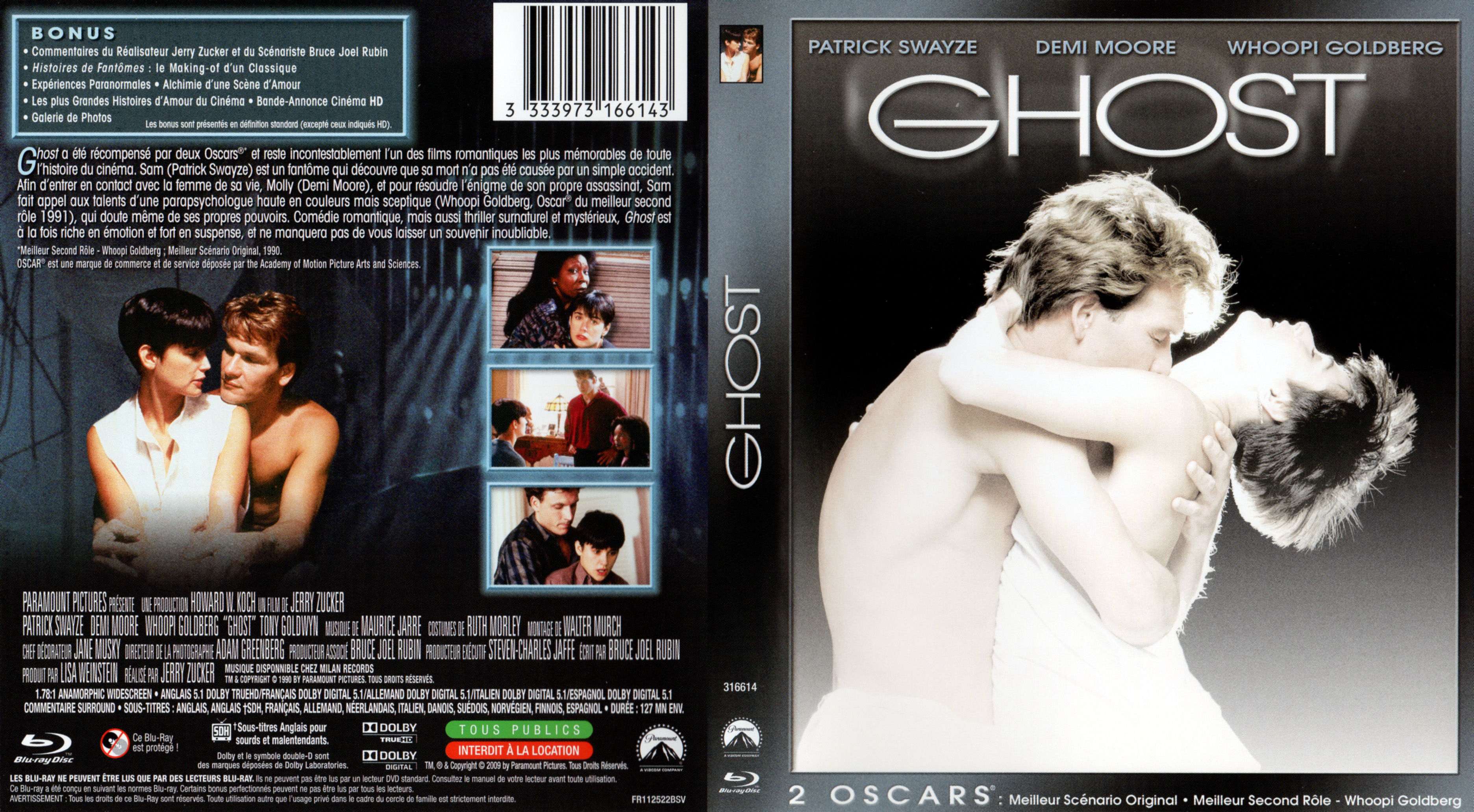 Jaquette DVD Ghost (BLU-RAY)