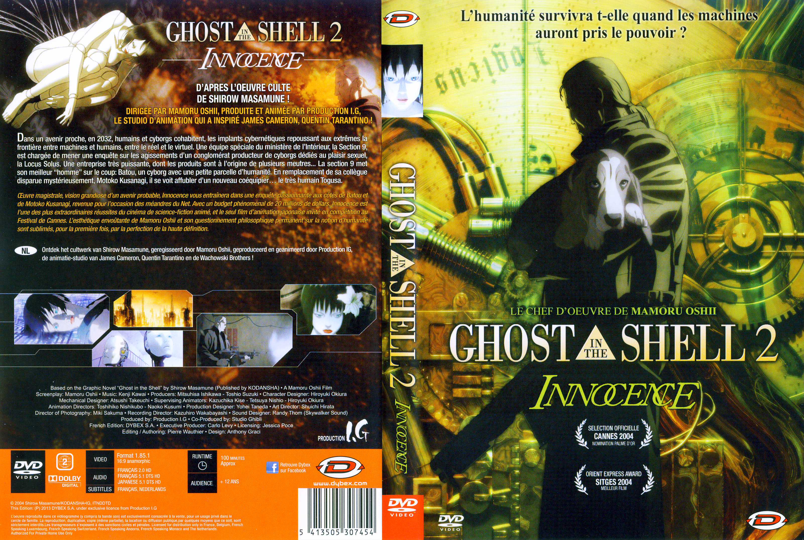 Jaquette DVD Ghost in the shell 2 Innocence v2