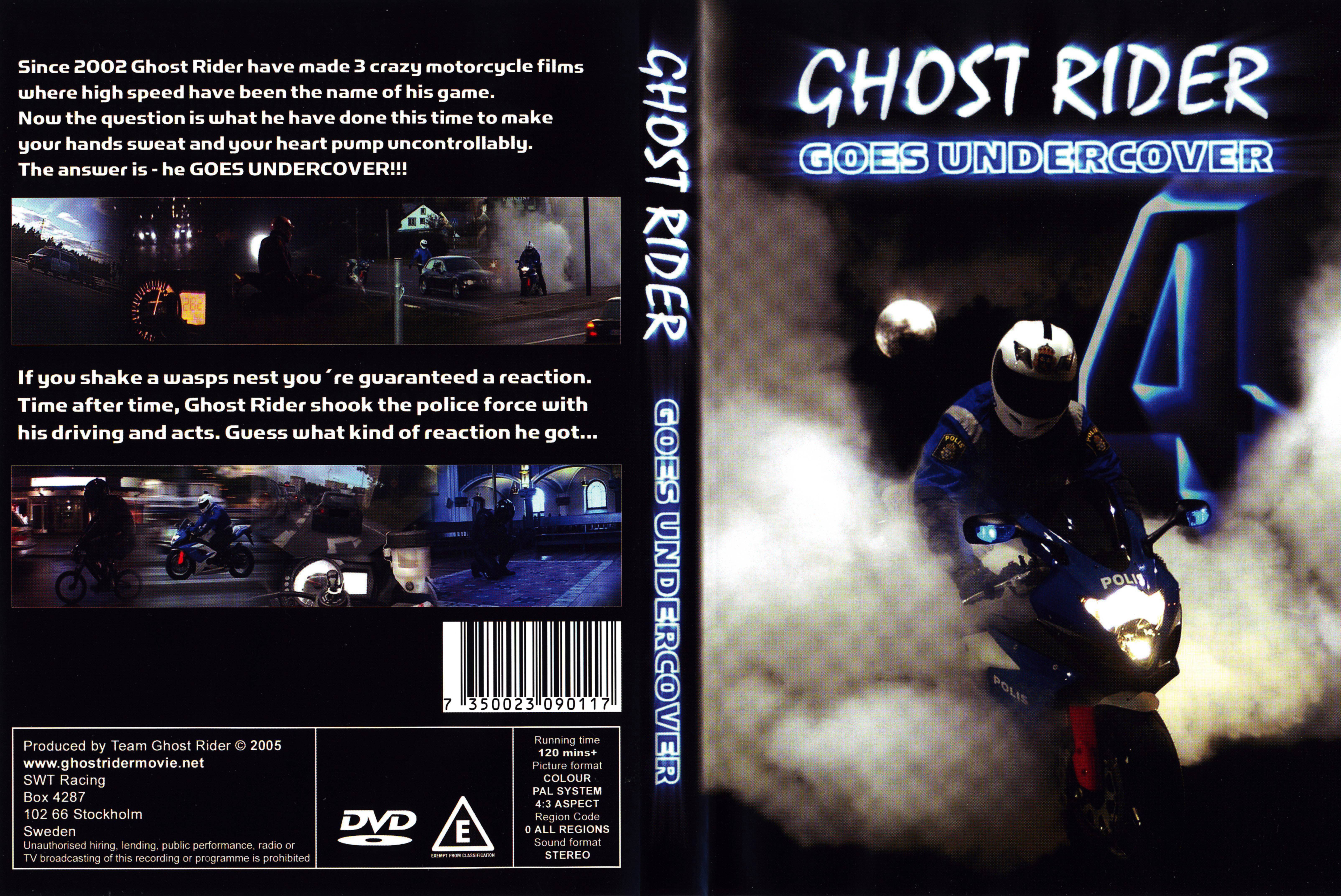 Jaquette DVD Ghost rider 4 Goes undercover