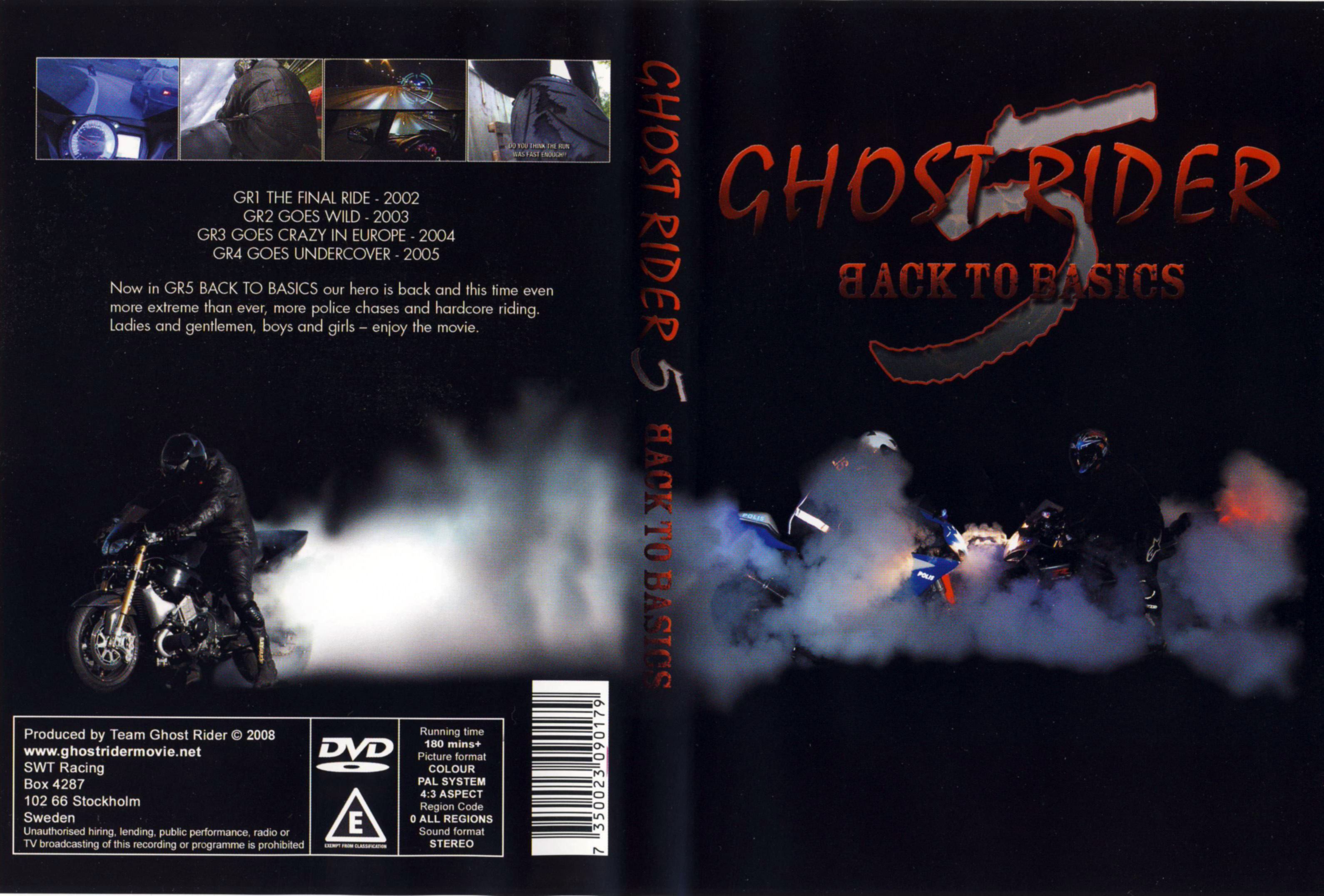 Jaquette DVD Ghost rider 5 Back to basics