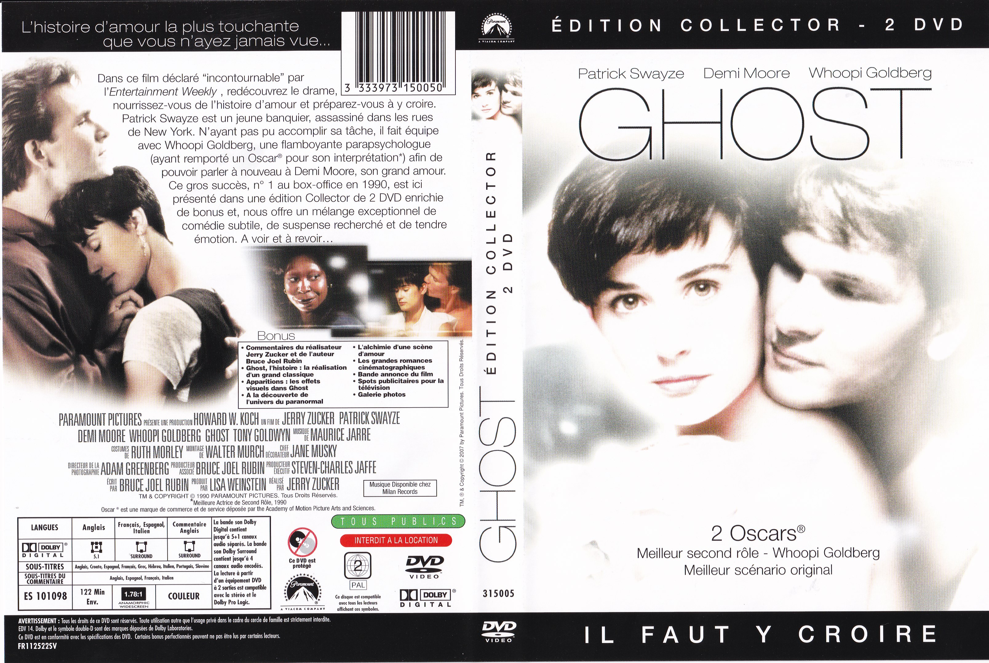 Jaquette DVD Ghost v2
