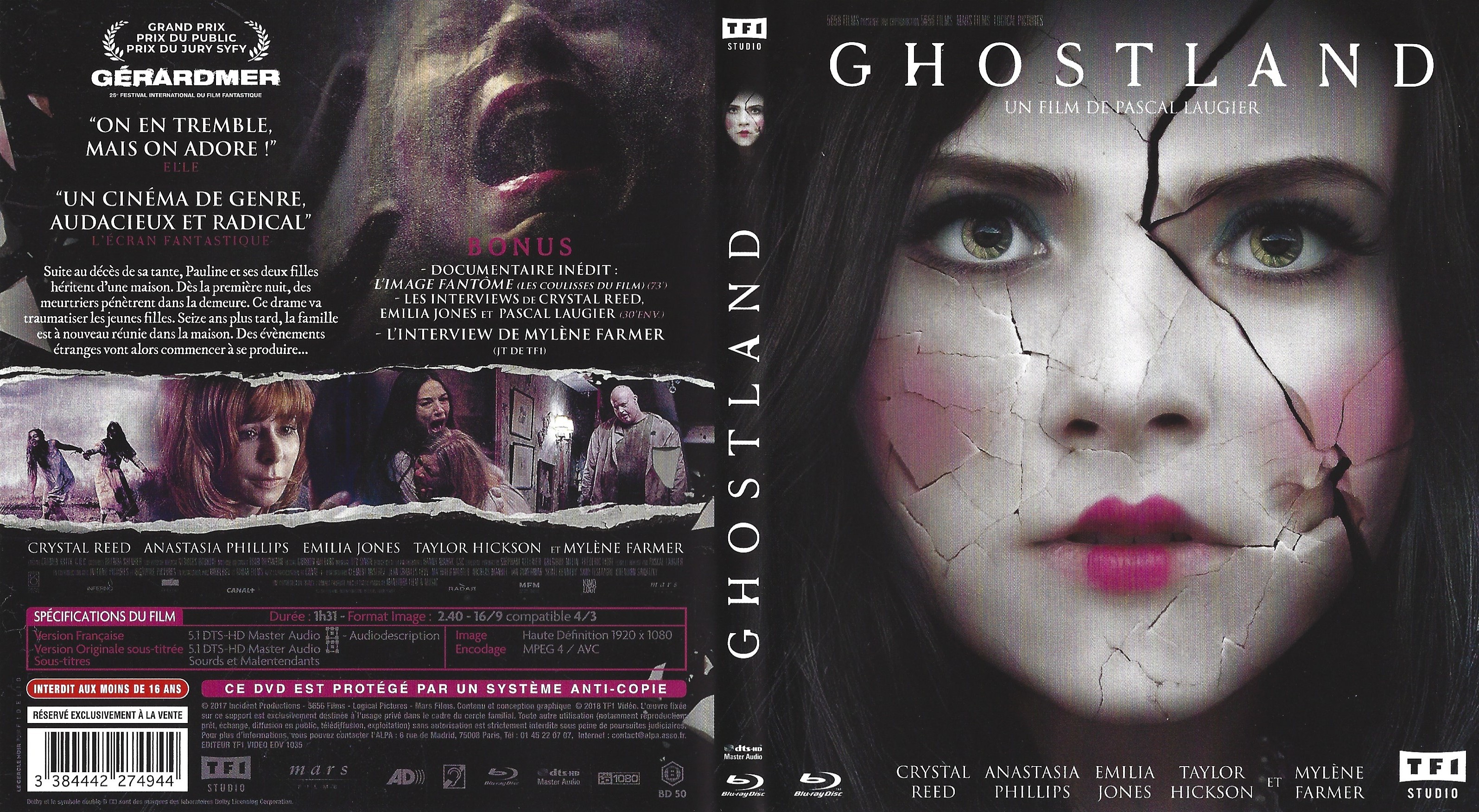 Jaquette DVD Ghostland (BLU-RAY)