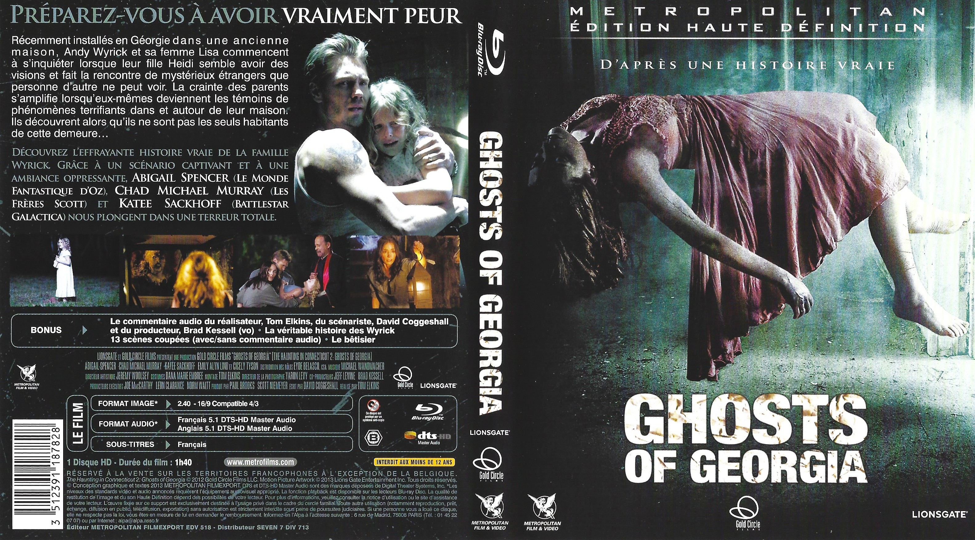 Jaquette DVD Ghosts of Georgia (BLU-RAY)
