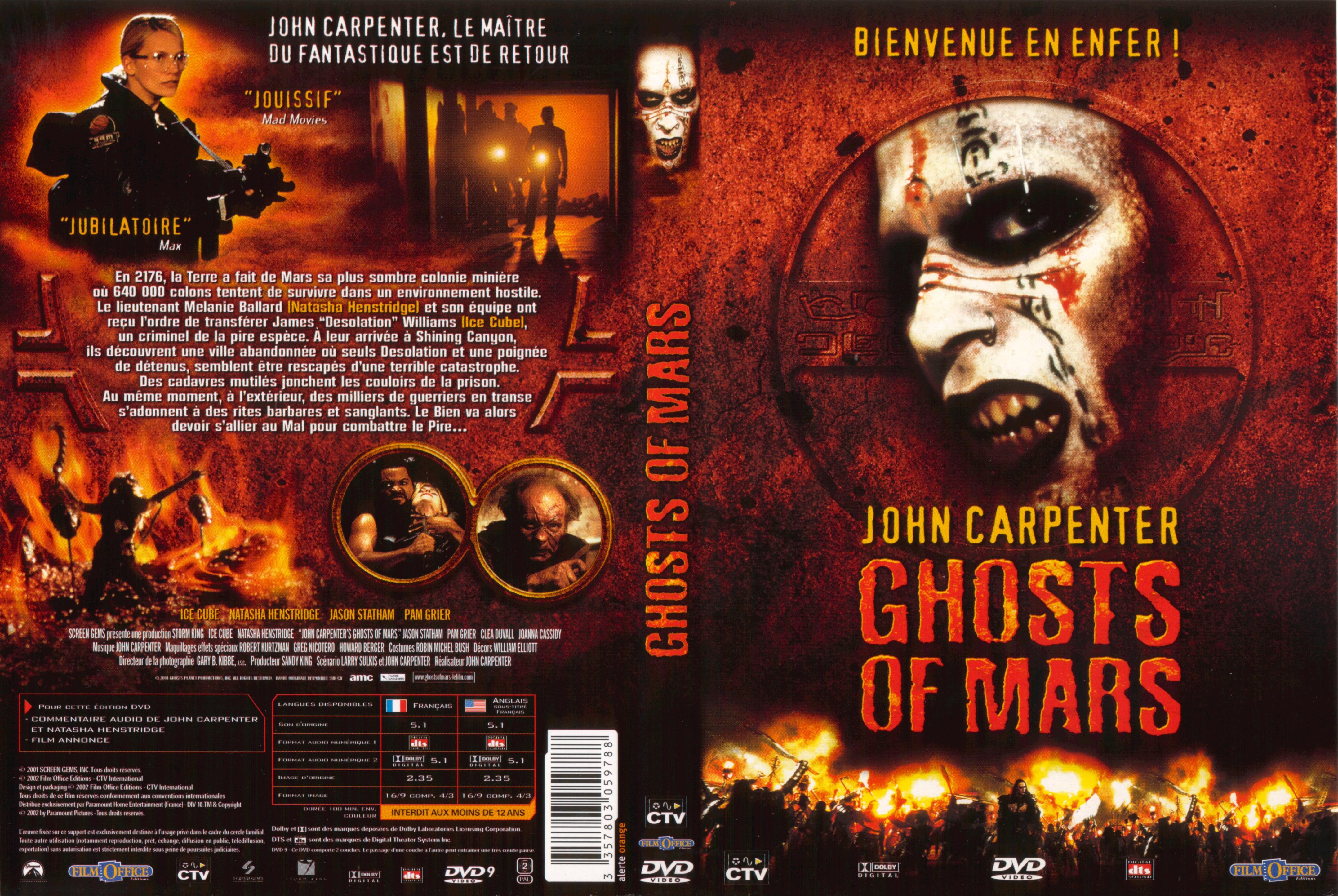 Jaquette DVD Ghosts of Mars