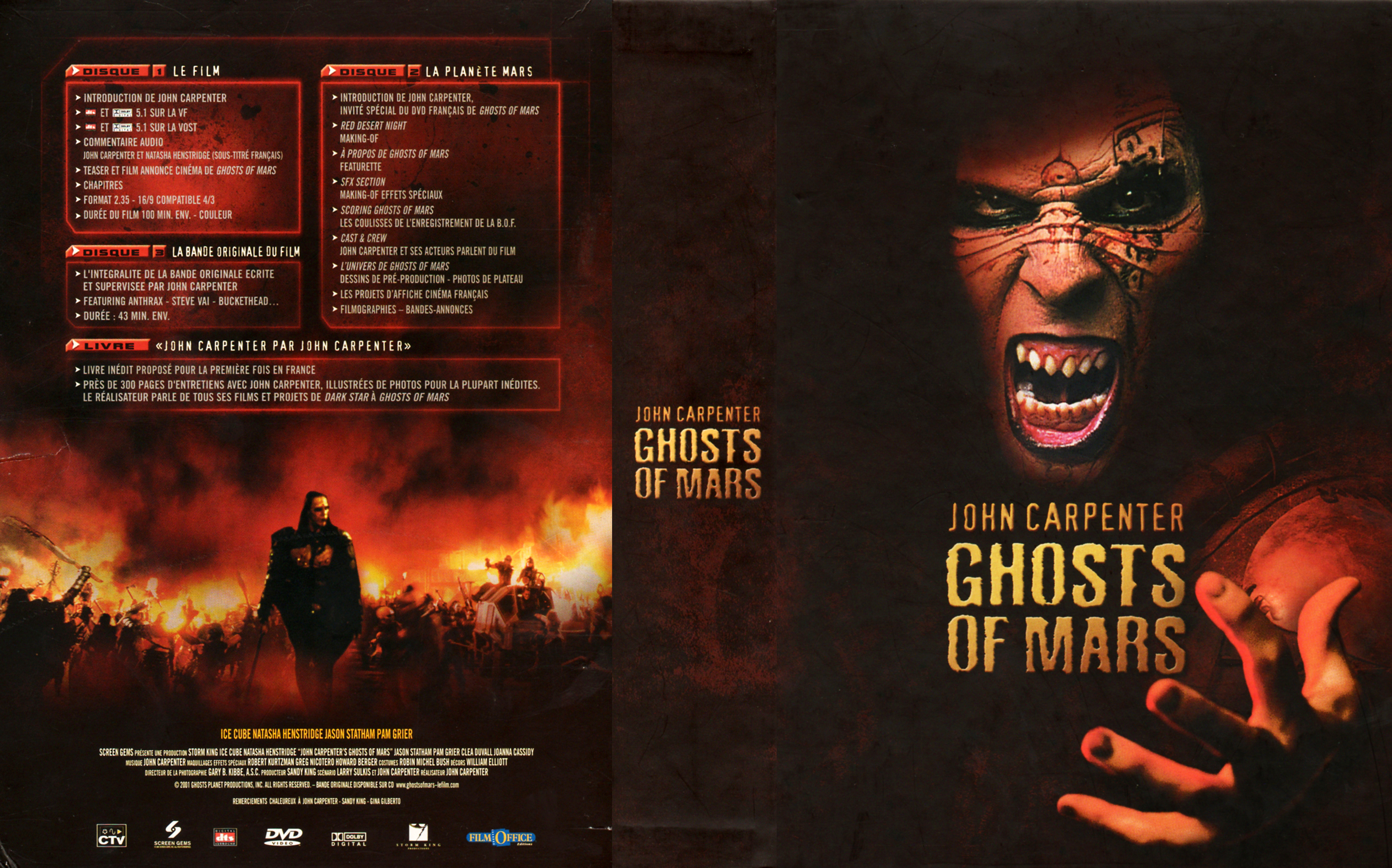 Jaquette DVD Ghosts of Mars COFFRET