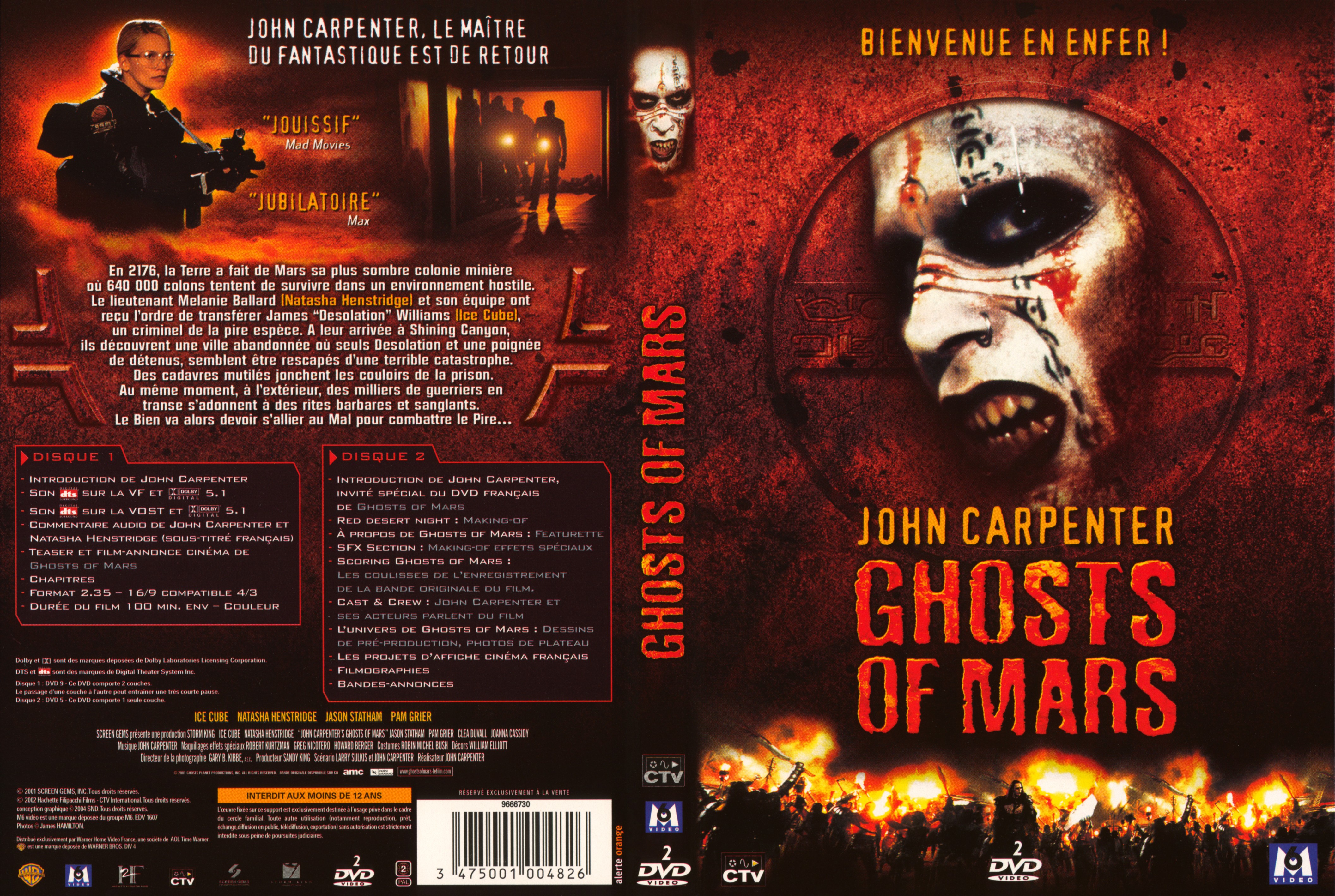 Jaquette DVD Ghosts of Mars v2