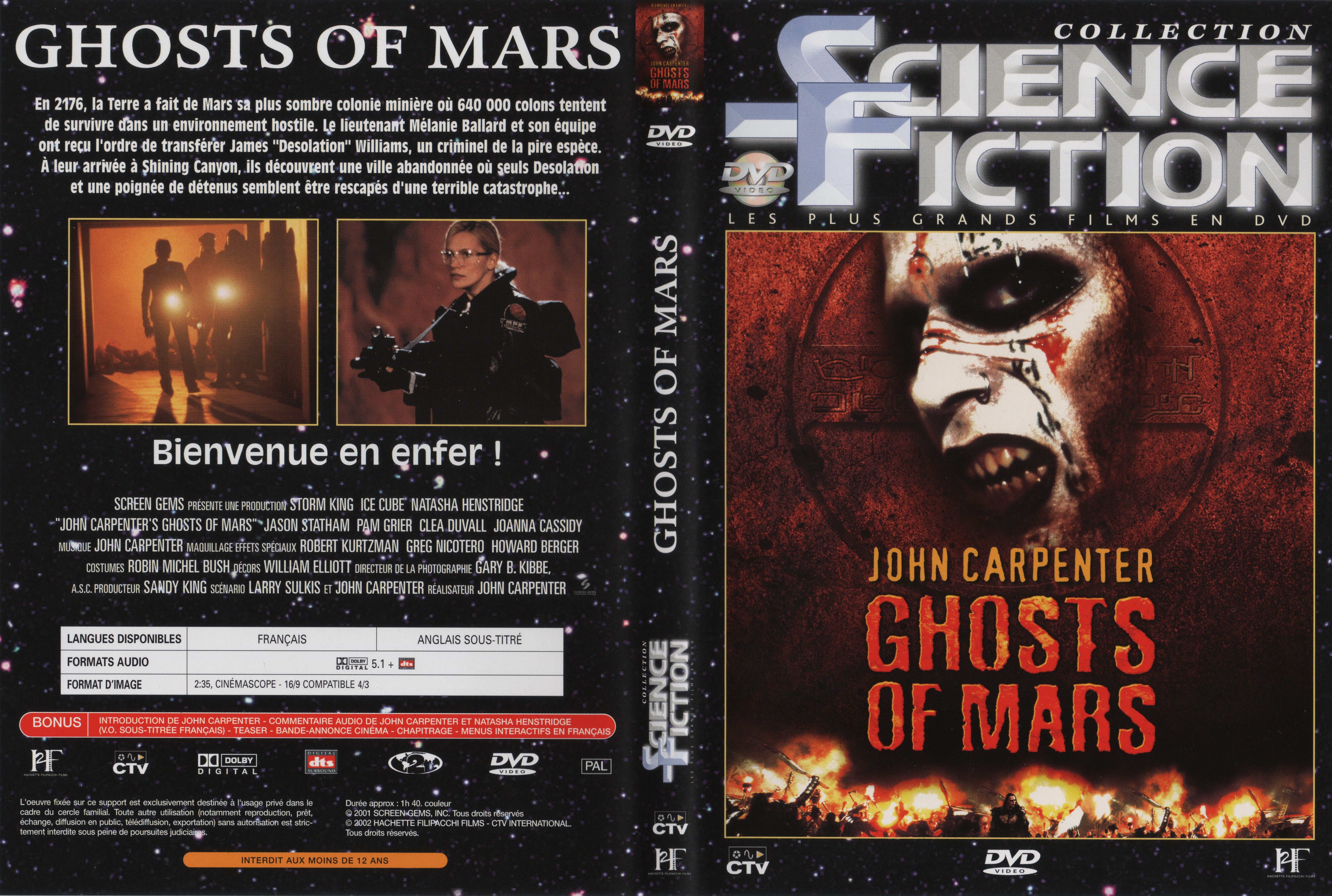 Jaquette DVD Ghosts of Mars v3