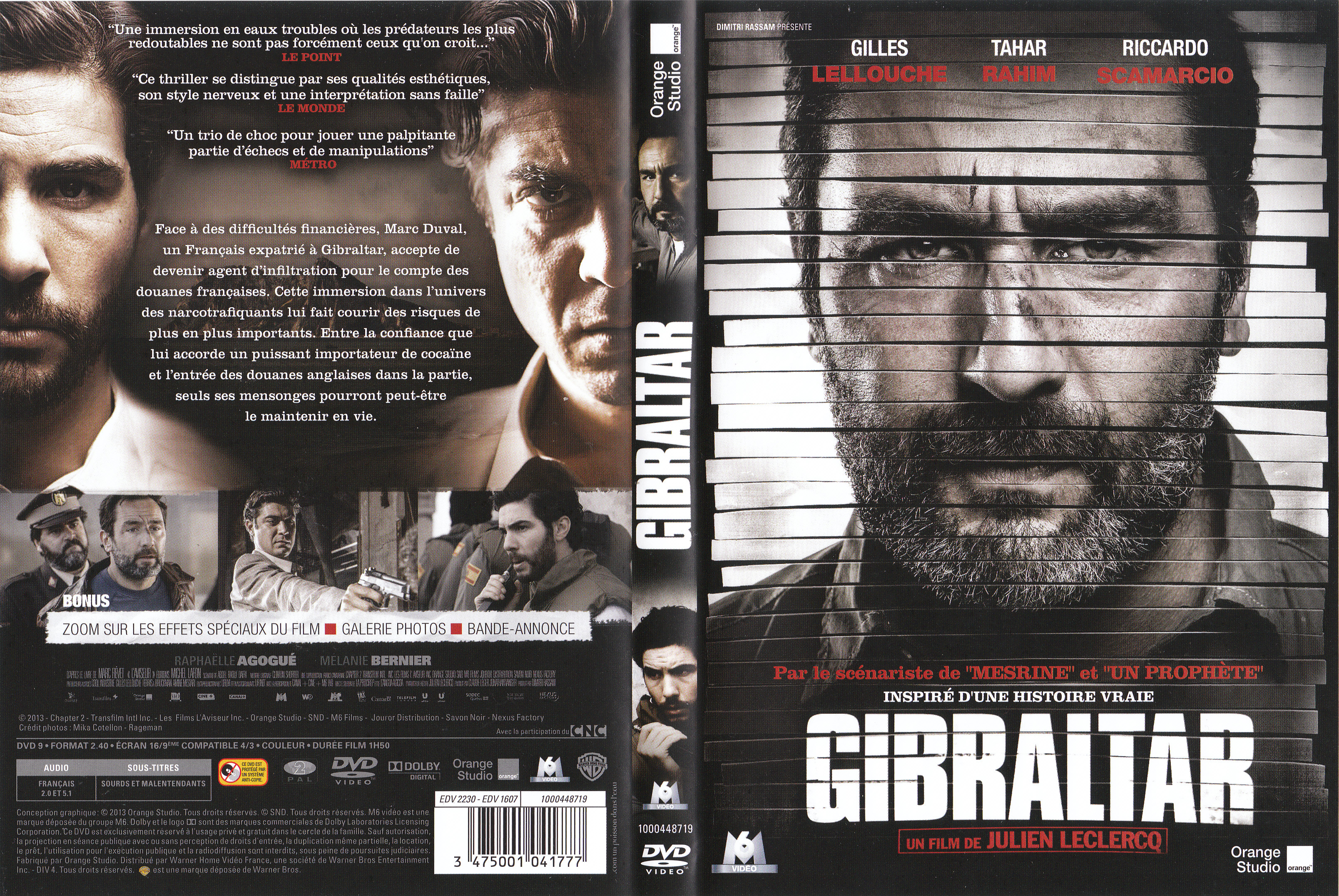 Jaquette DVD Gibraltar