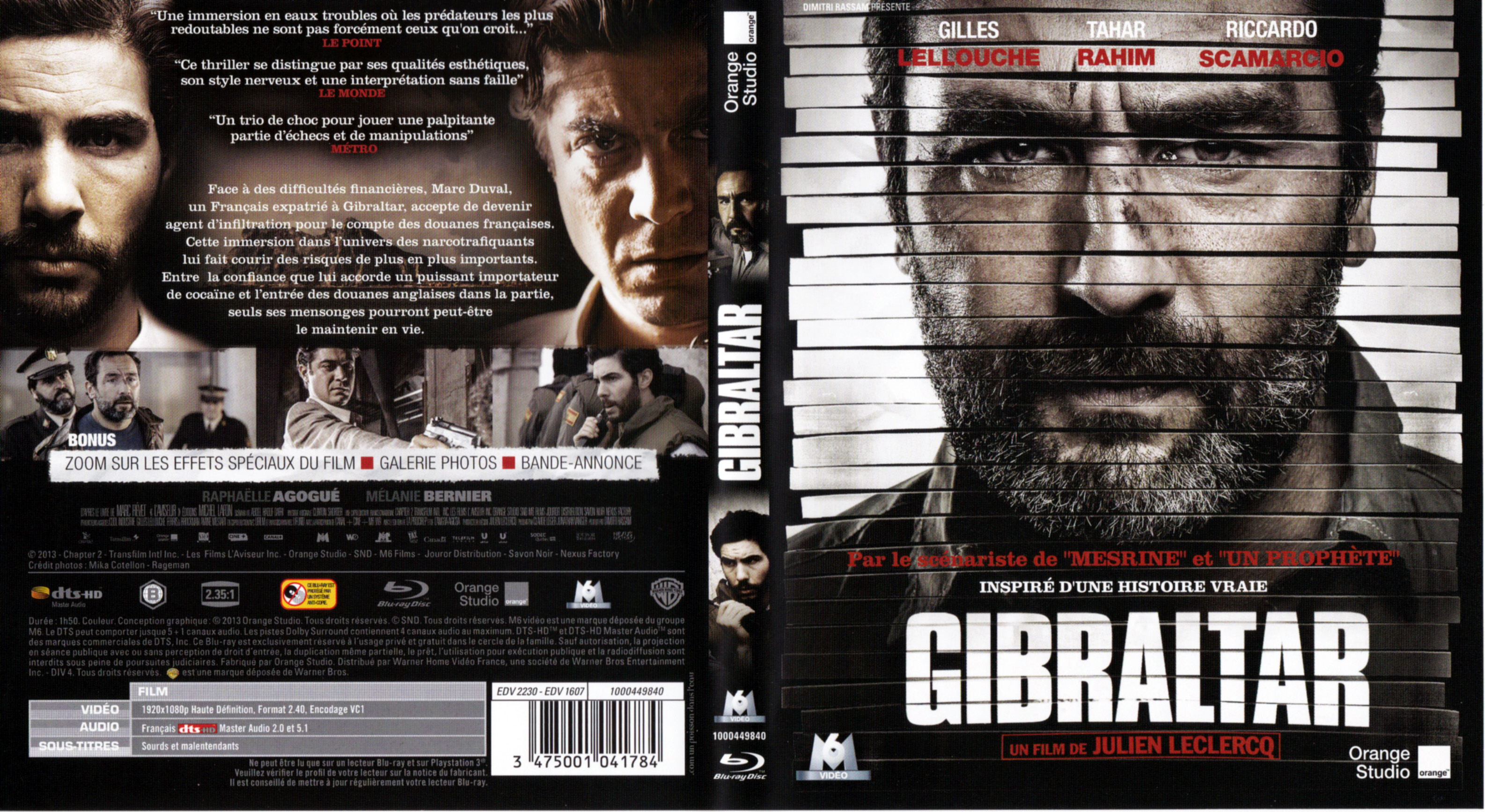 Jaquette DVD Gibraltar (BLU-RAY)