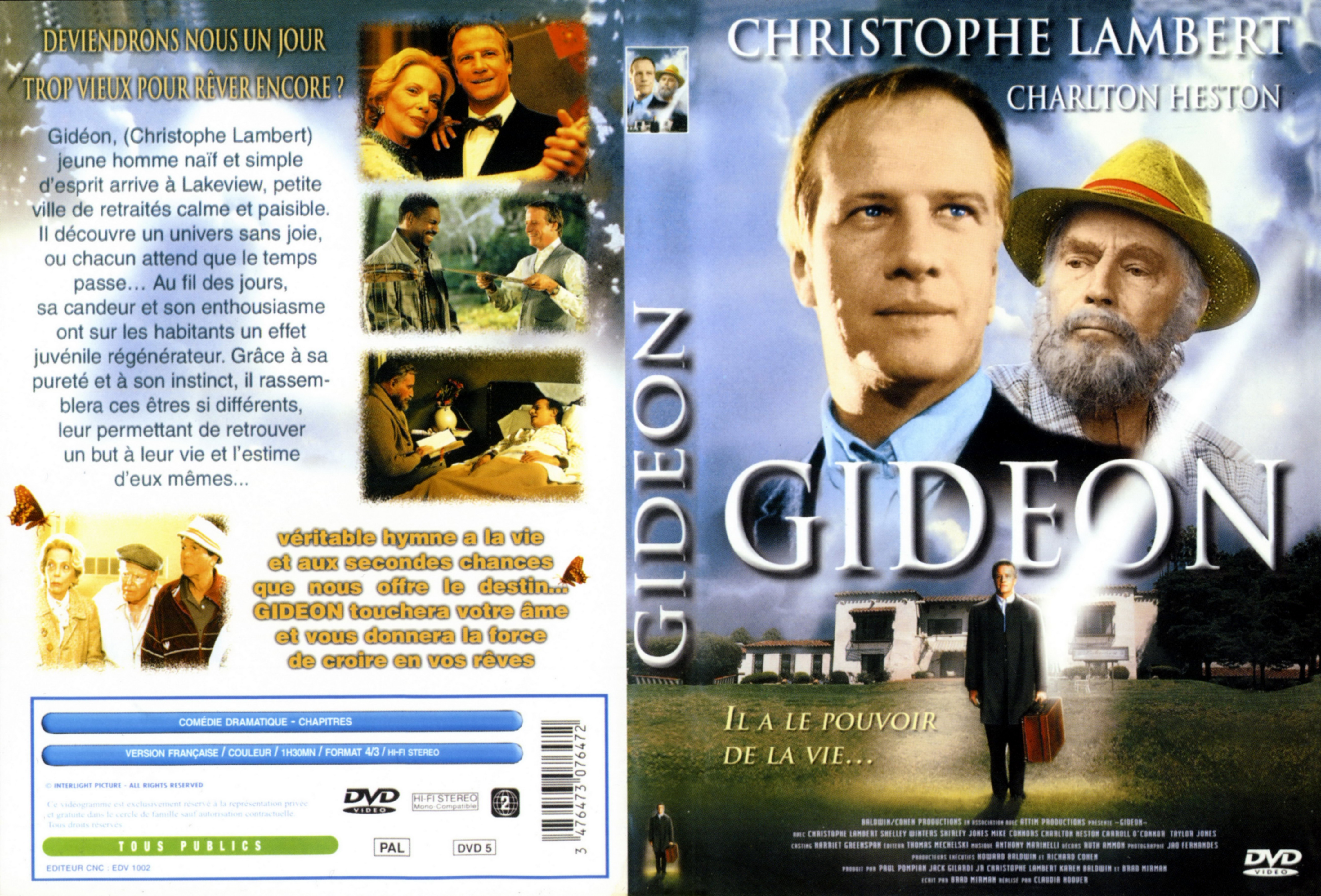 Jaquette DVD Gideon v2