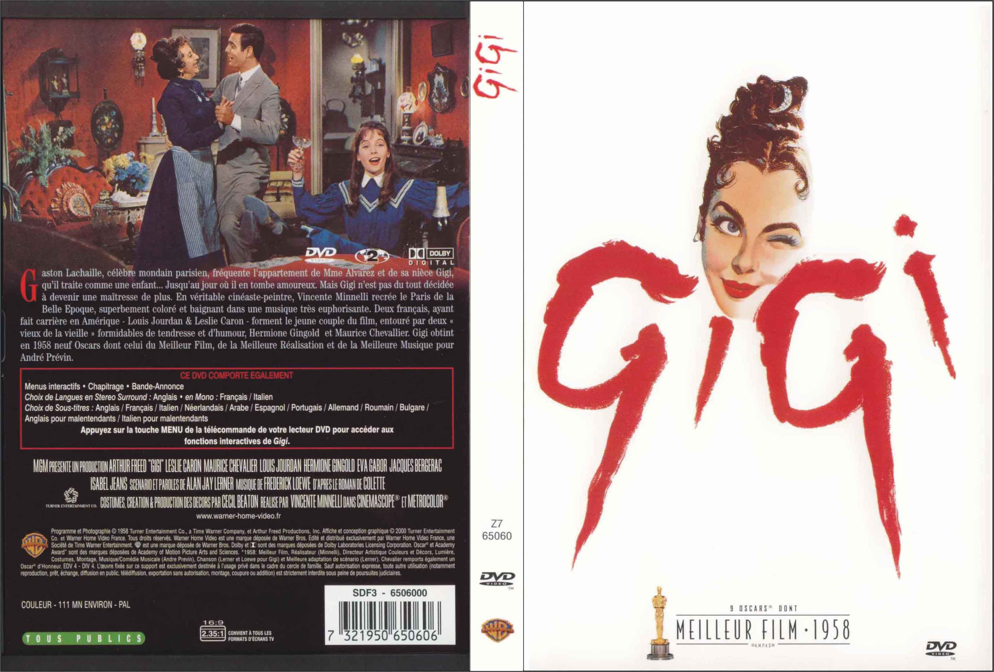 Jaquette DVD Gigi