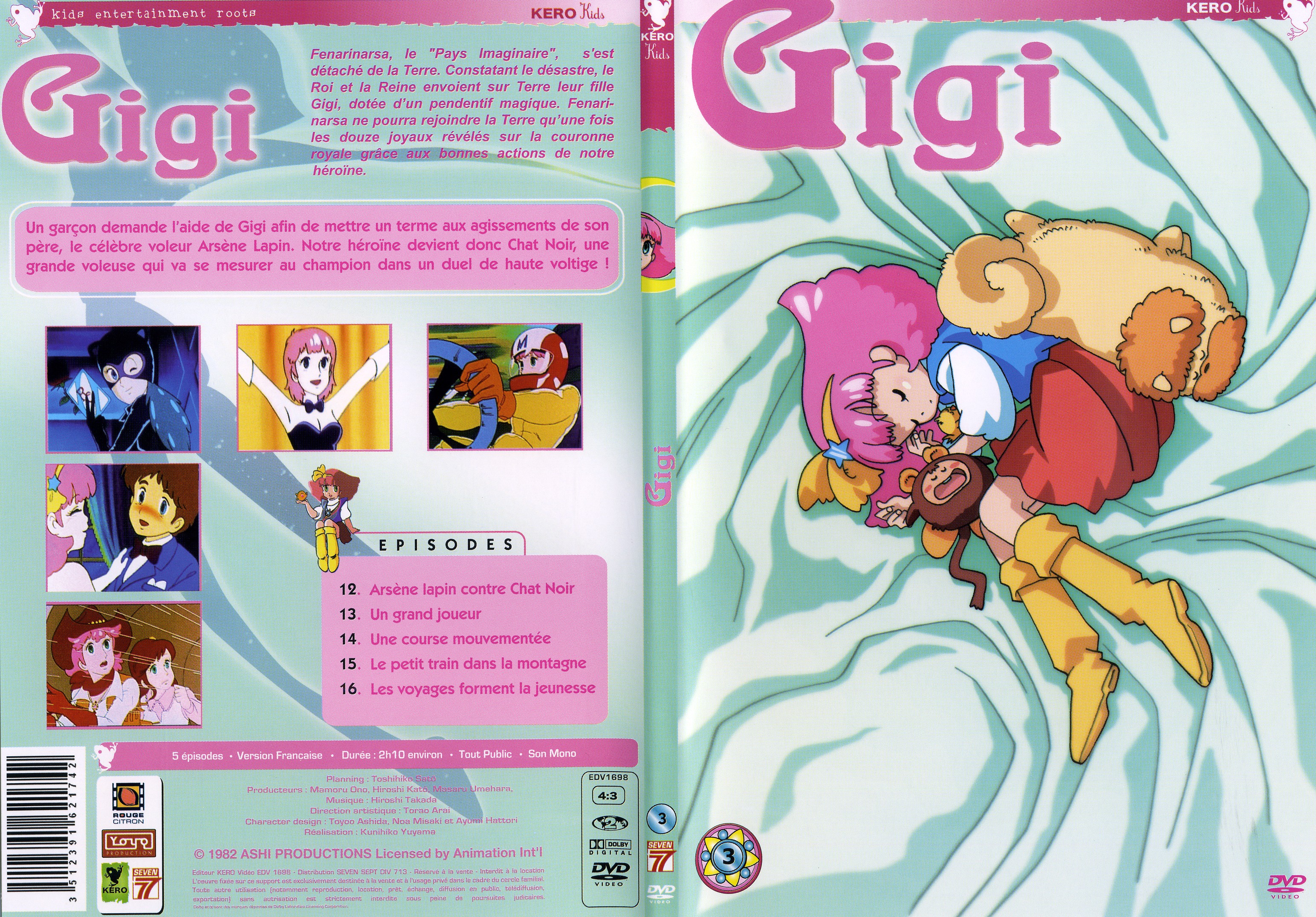 Jaquette DVD Gigi vol 3