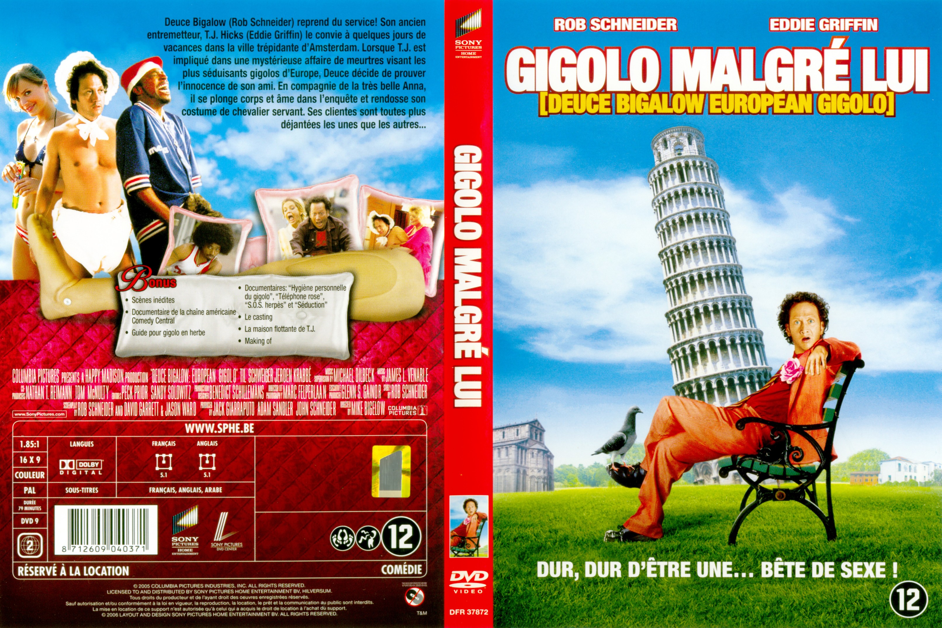 Jaquette DVD Gigolo malgr lui v2
