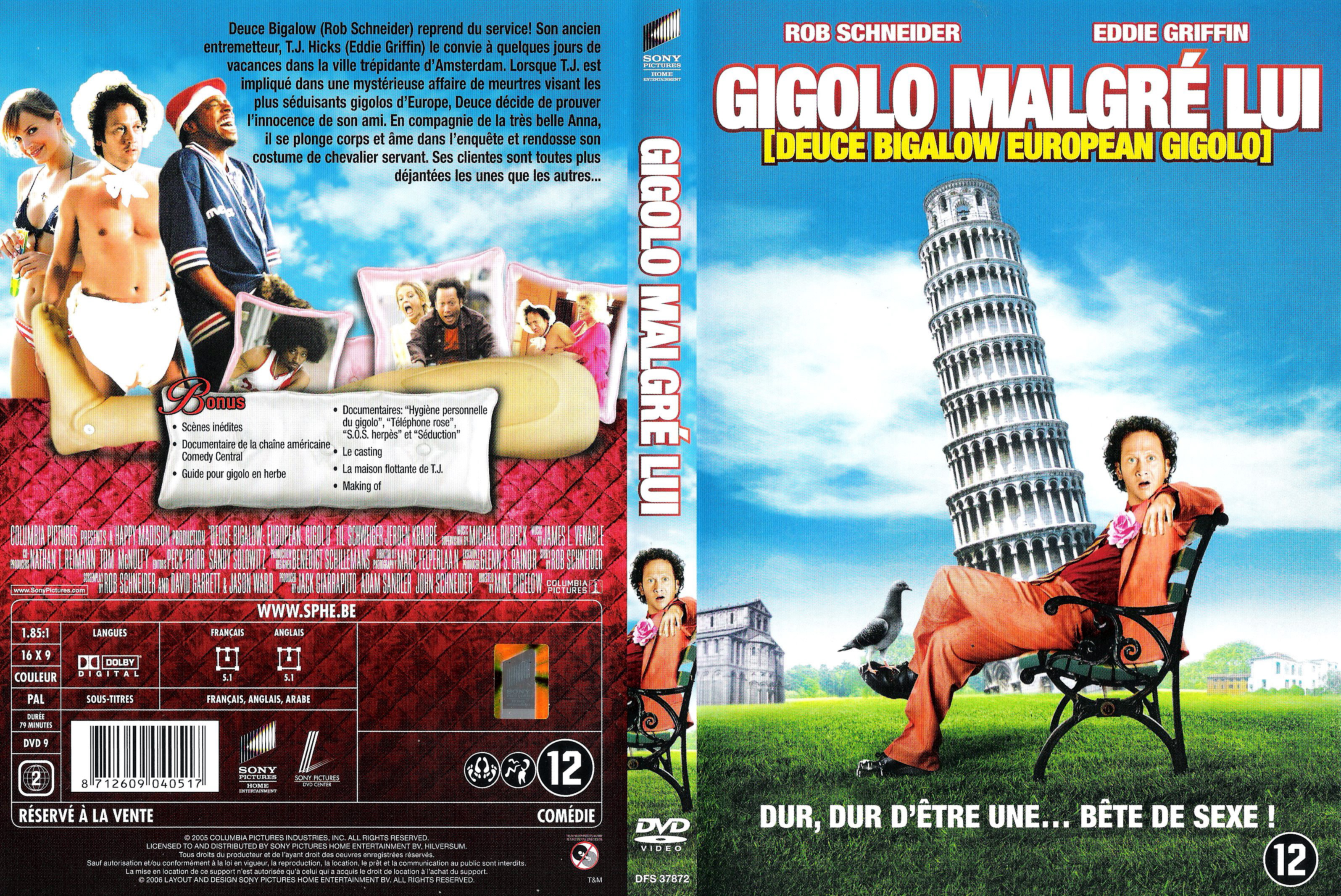 Jaquette DVD Gigolo malgr lui v3