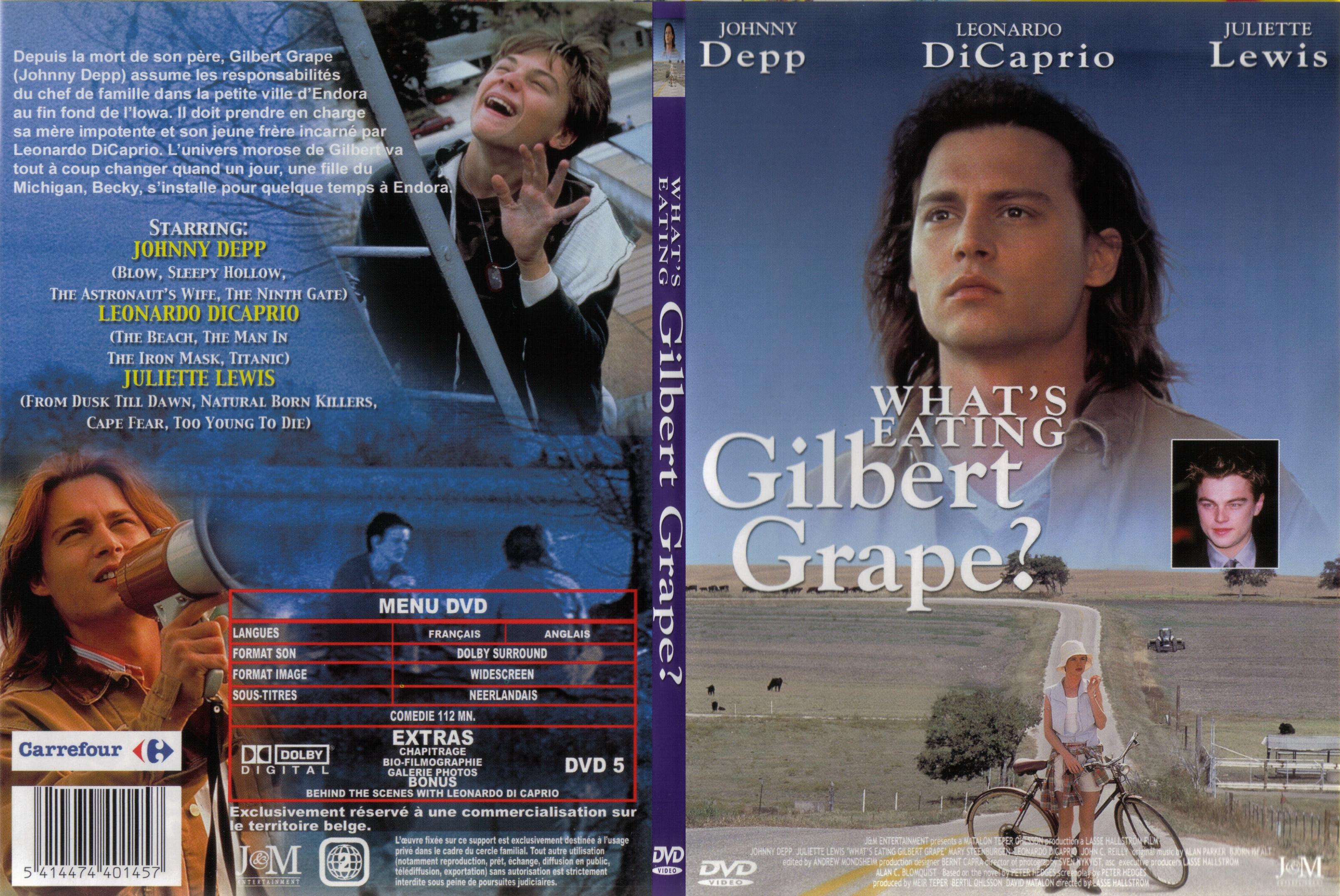 Jaquette DVD Gilbert Grape - SLIM