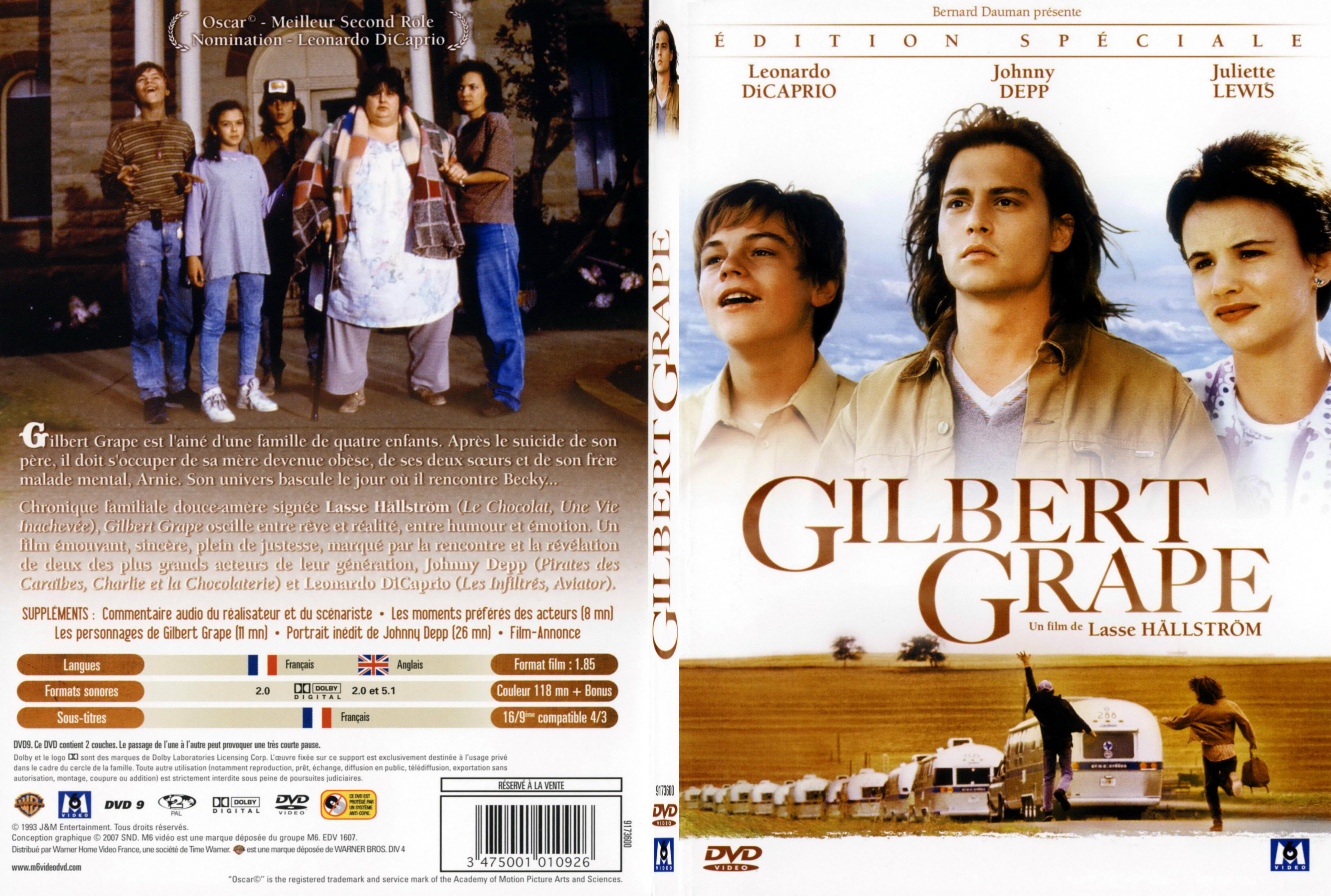 Jaquette DVD Gilbert Grape - SLIM v2