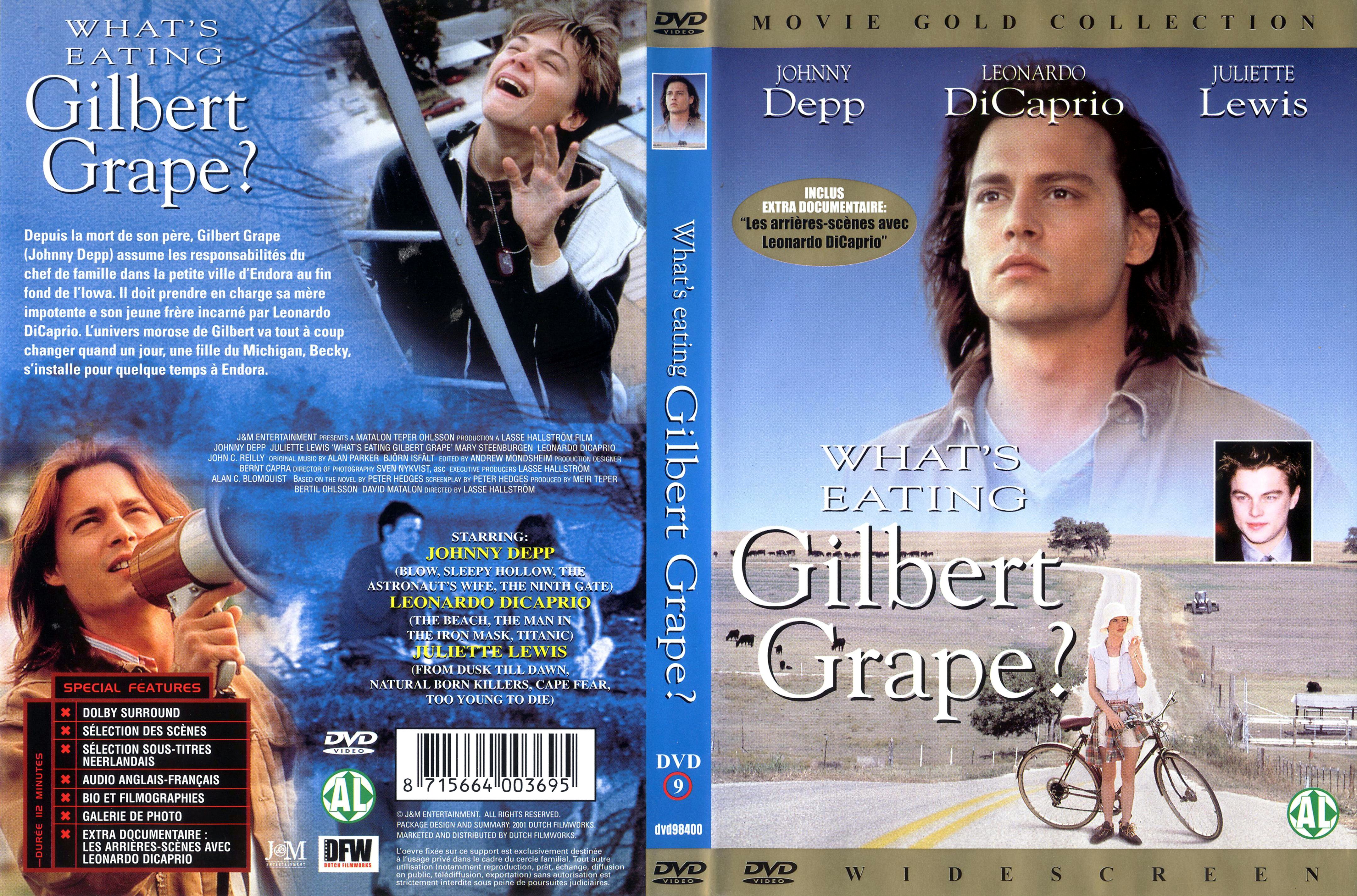 Jaquette DVD Gilbert Grape v3