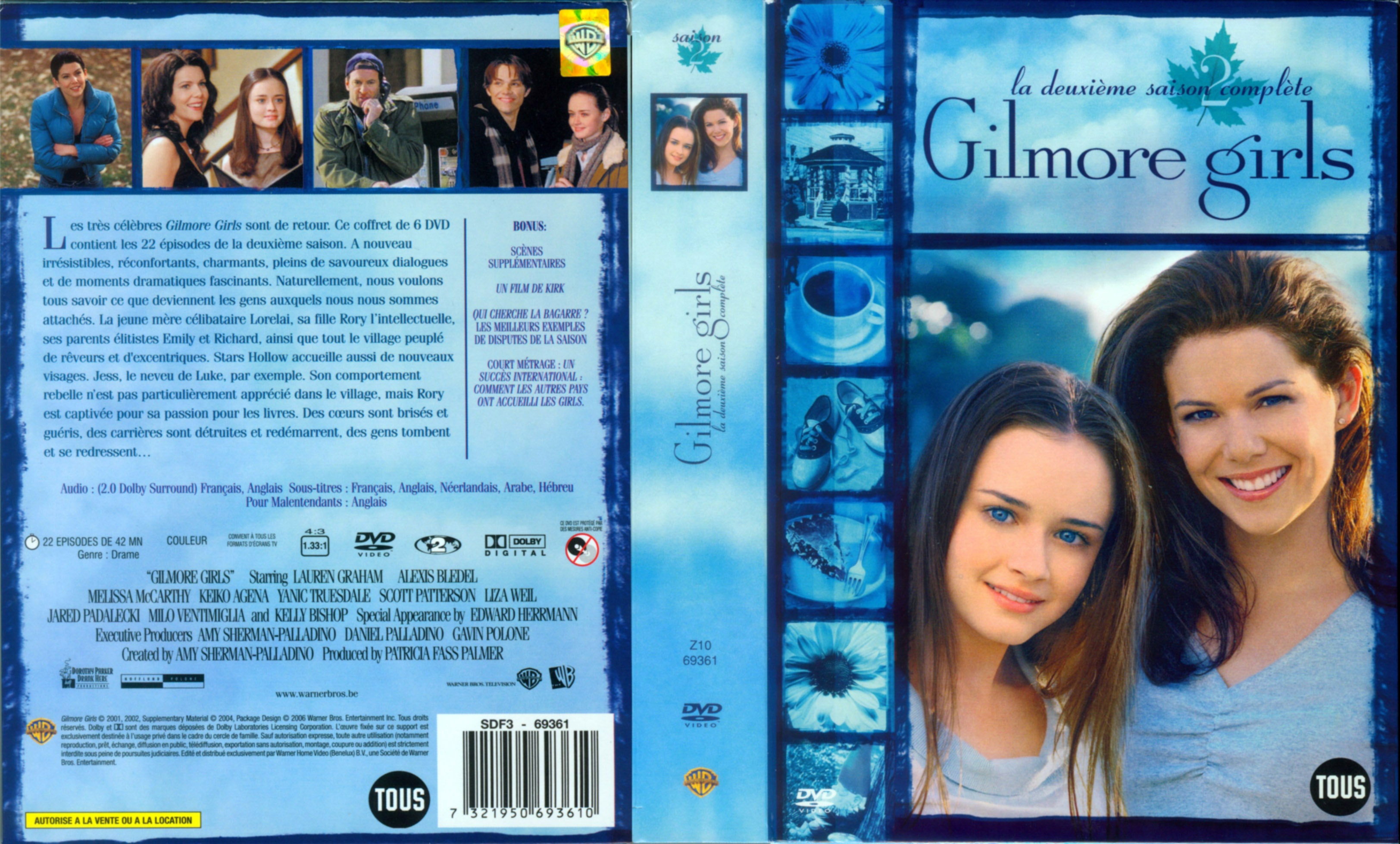 Jaquette DVD Gilmore girls Saison 2 COFFRET