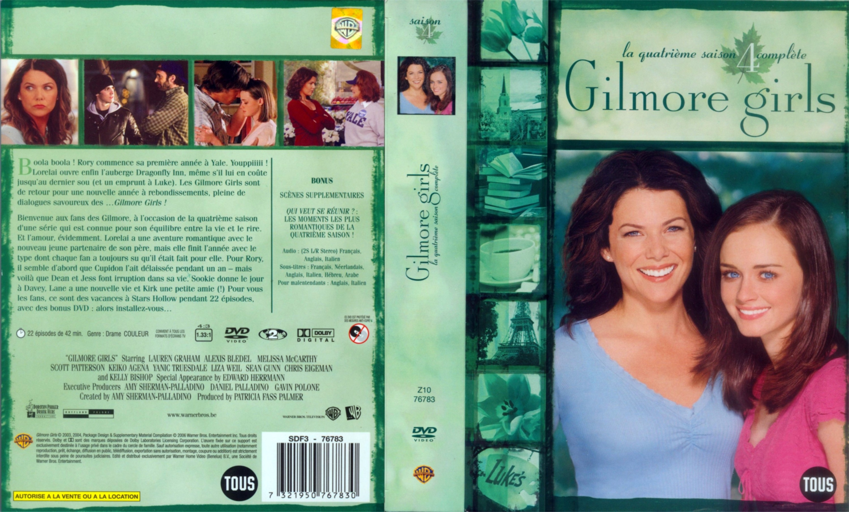 Jaquette DVD Gilmore girls Saison 4 COFFRET