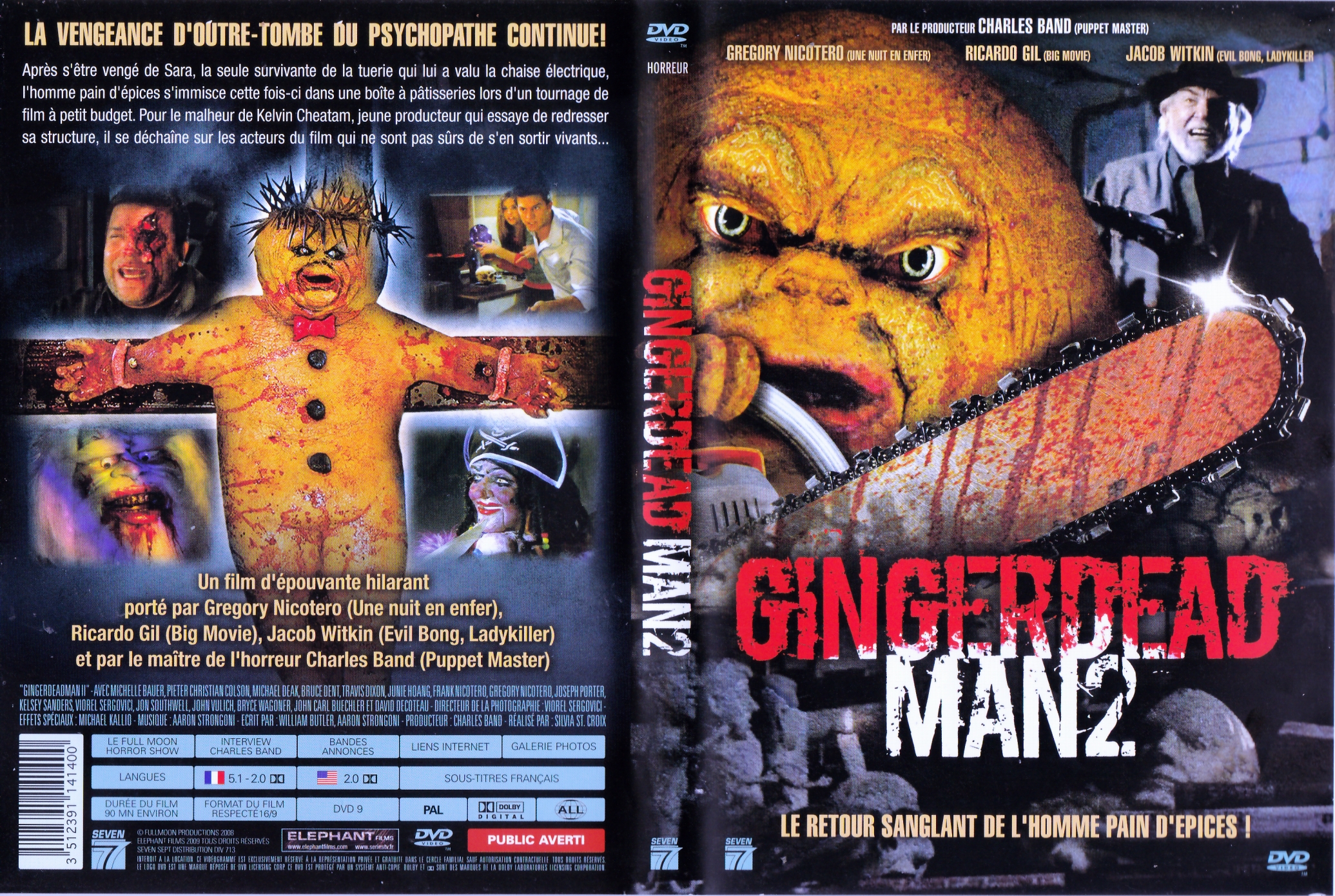 Jaquette DVD Gingerdead Man 2
