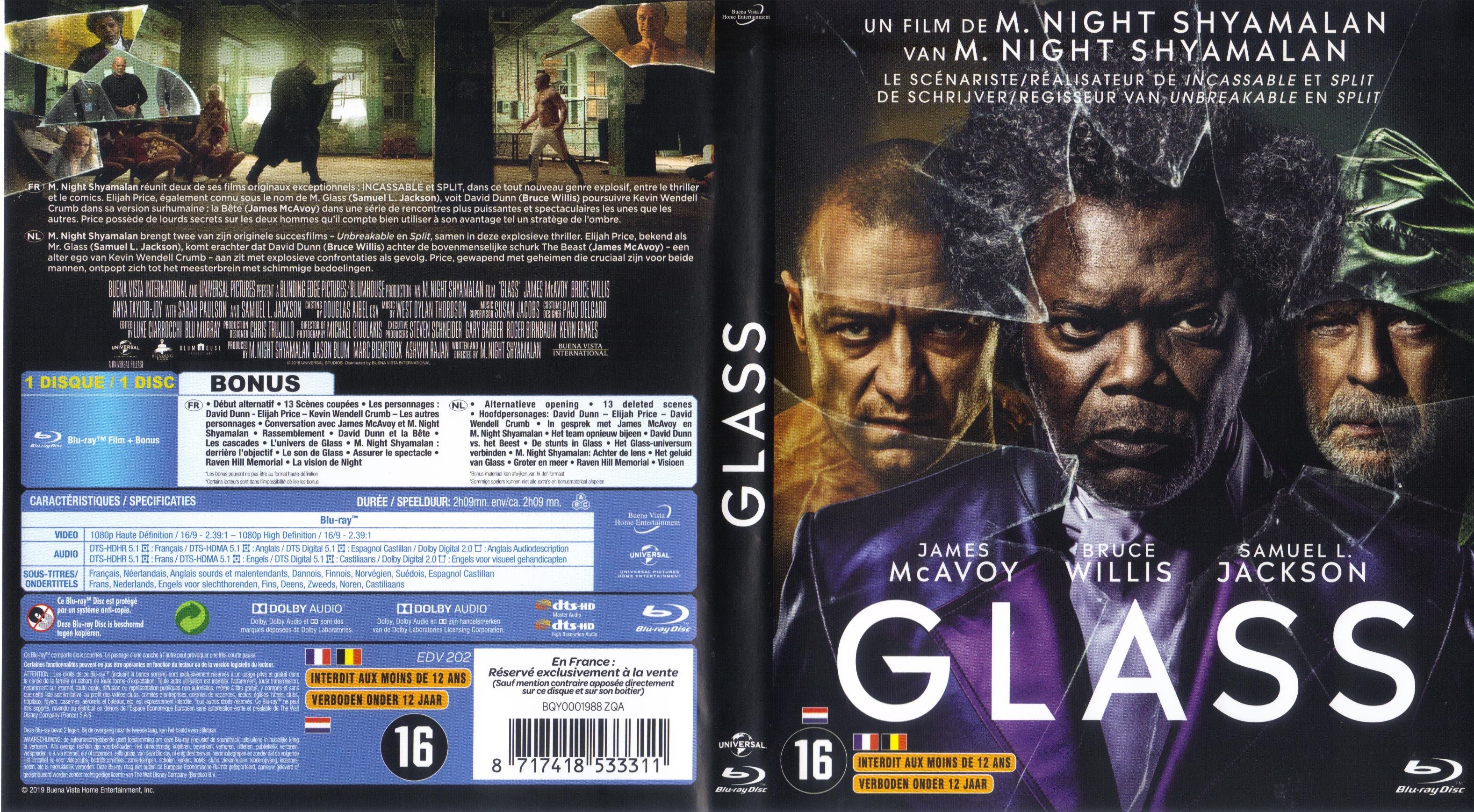 Jaquette DVD Glass (BLU-RAY)