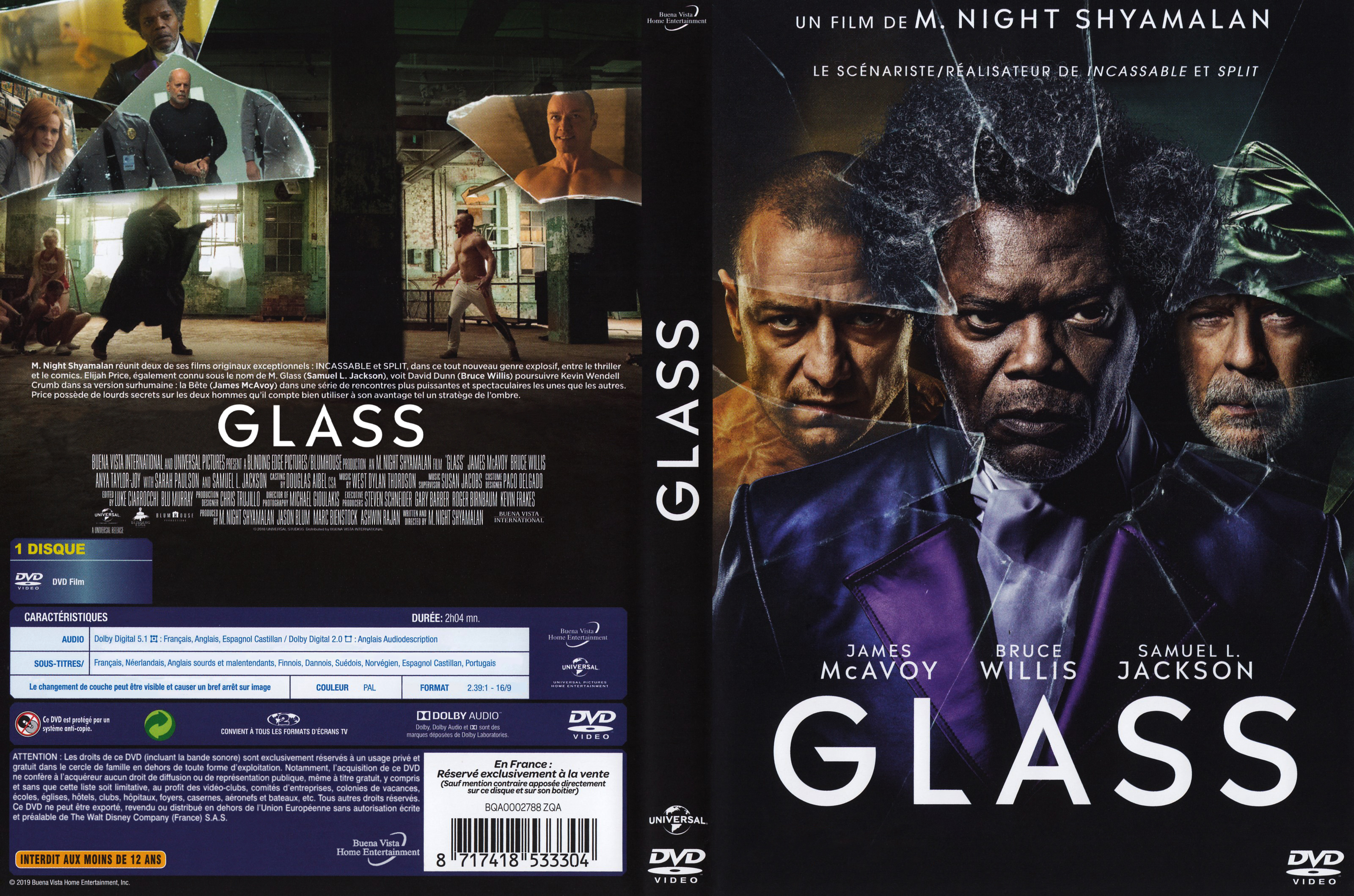 Jaquette DVD Glass custom