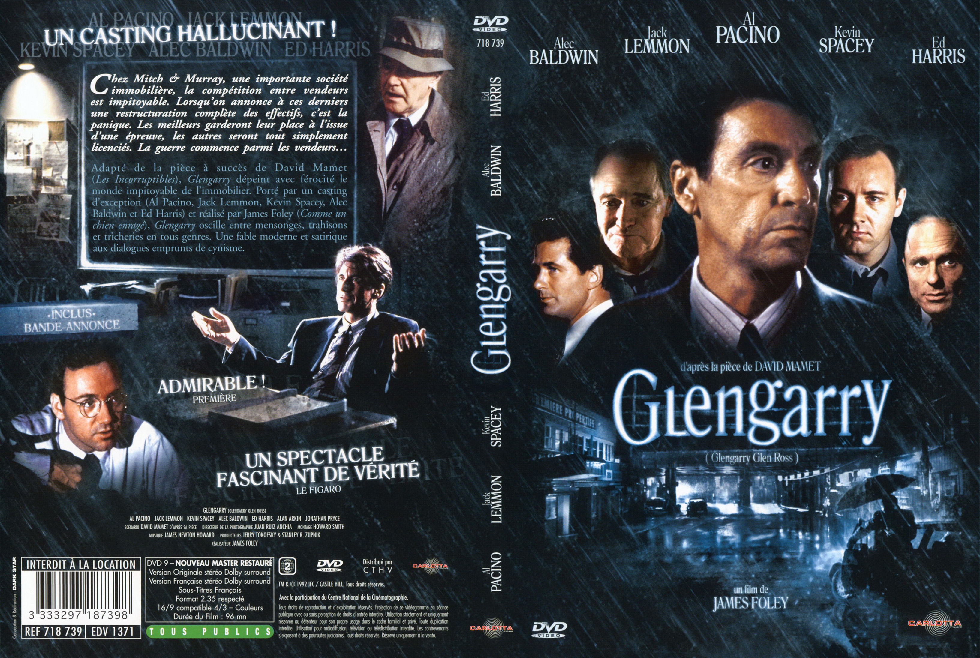 Jaquette DVD Glengarry