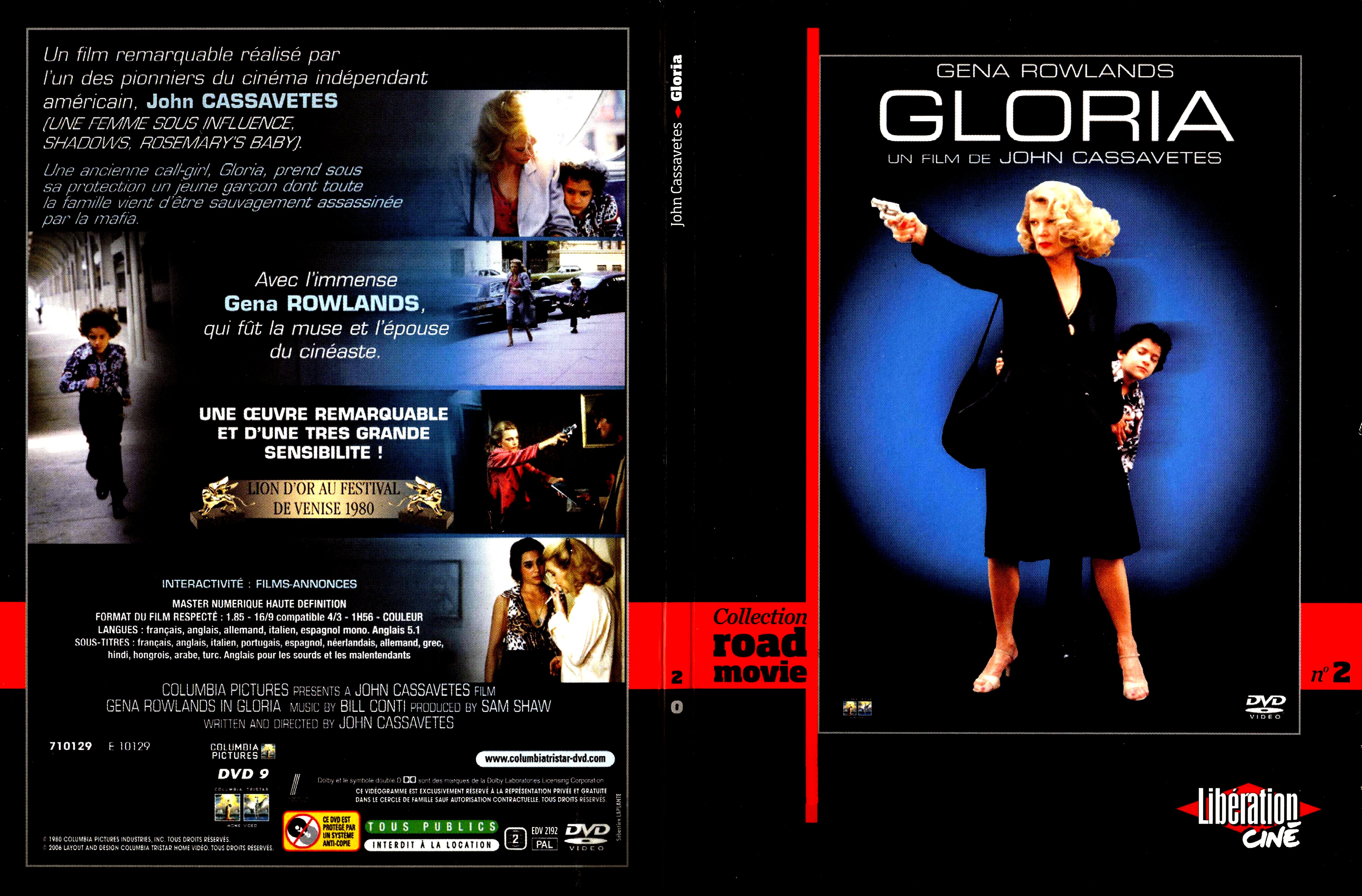 Jaquette DVD Gloria