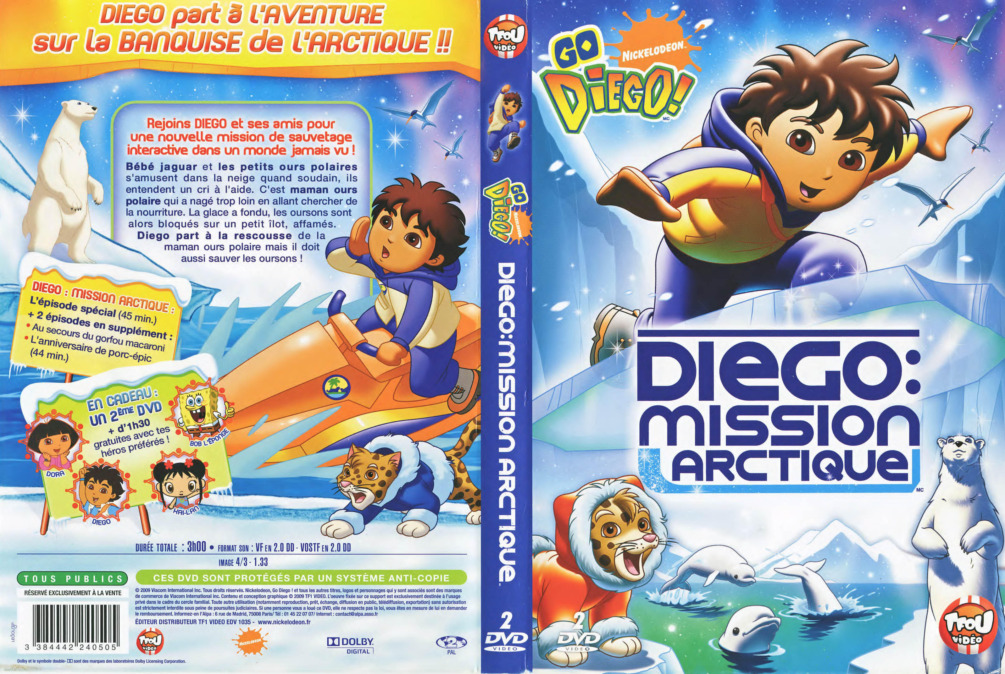 Jaquette DVD Go Diego - Mission Arctique