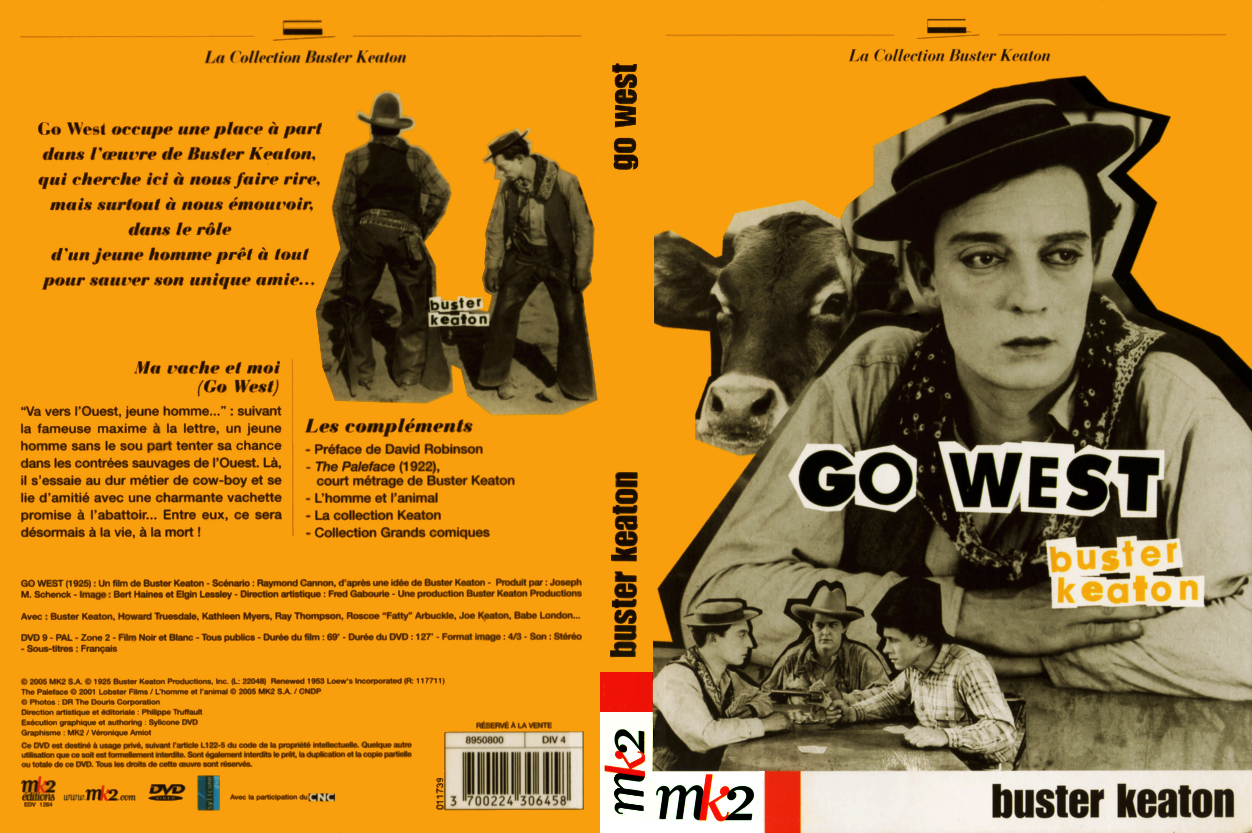 Jaquette DVD Go west - Ma vache et moi