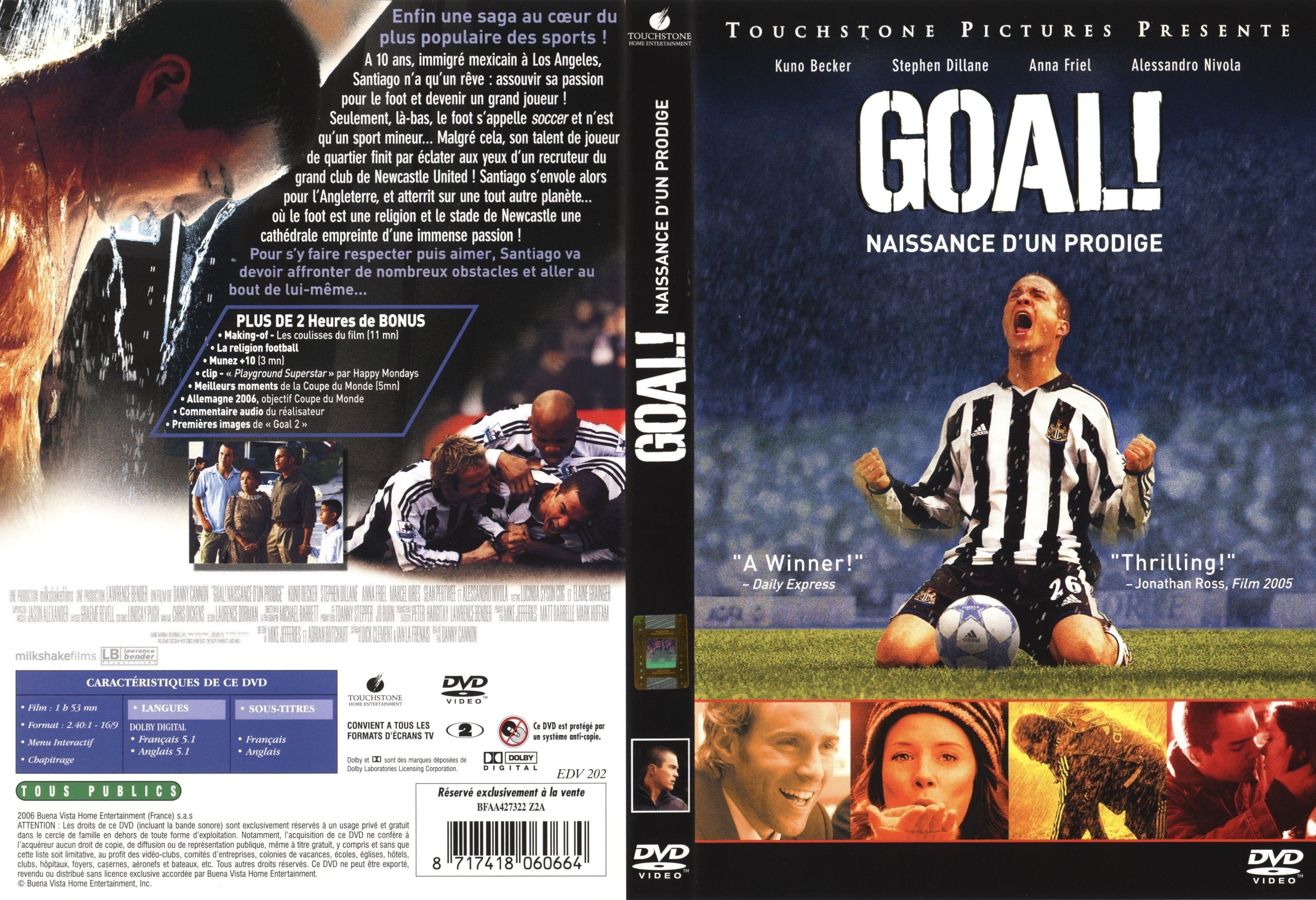 Jaquette DVD Goal