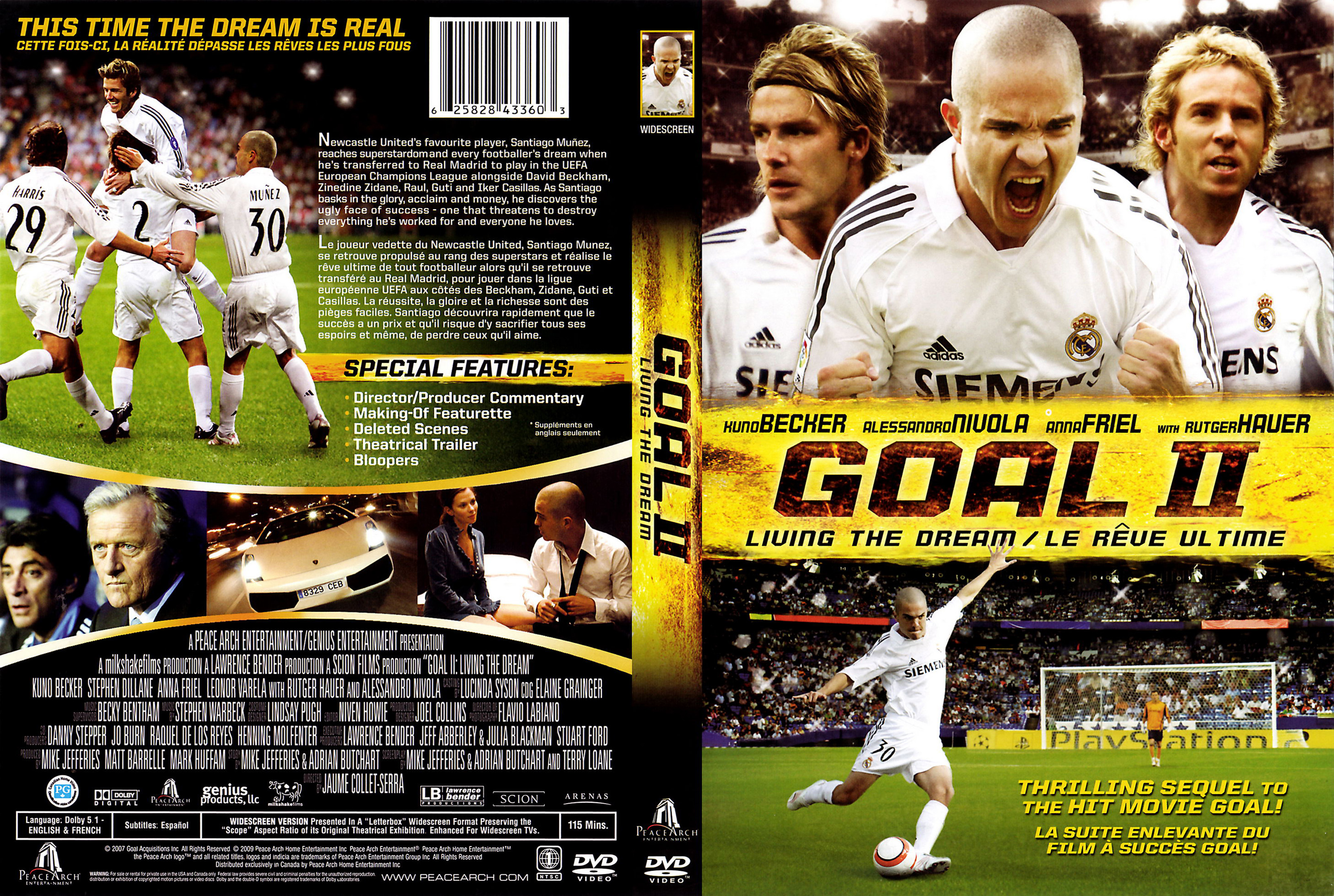 Jaquette DVD Goal 2 le reve ultime (Canadienne)