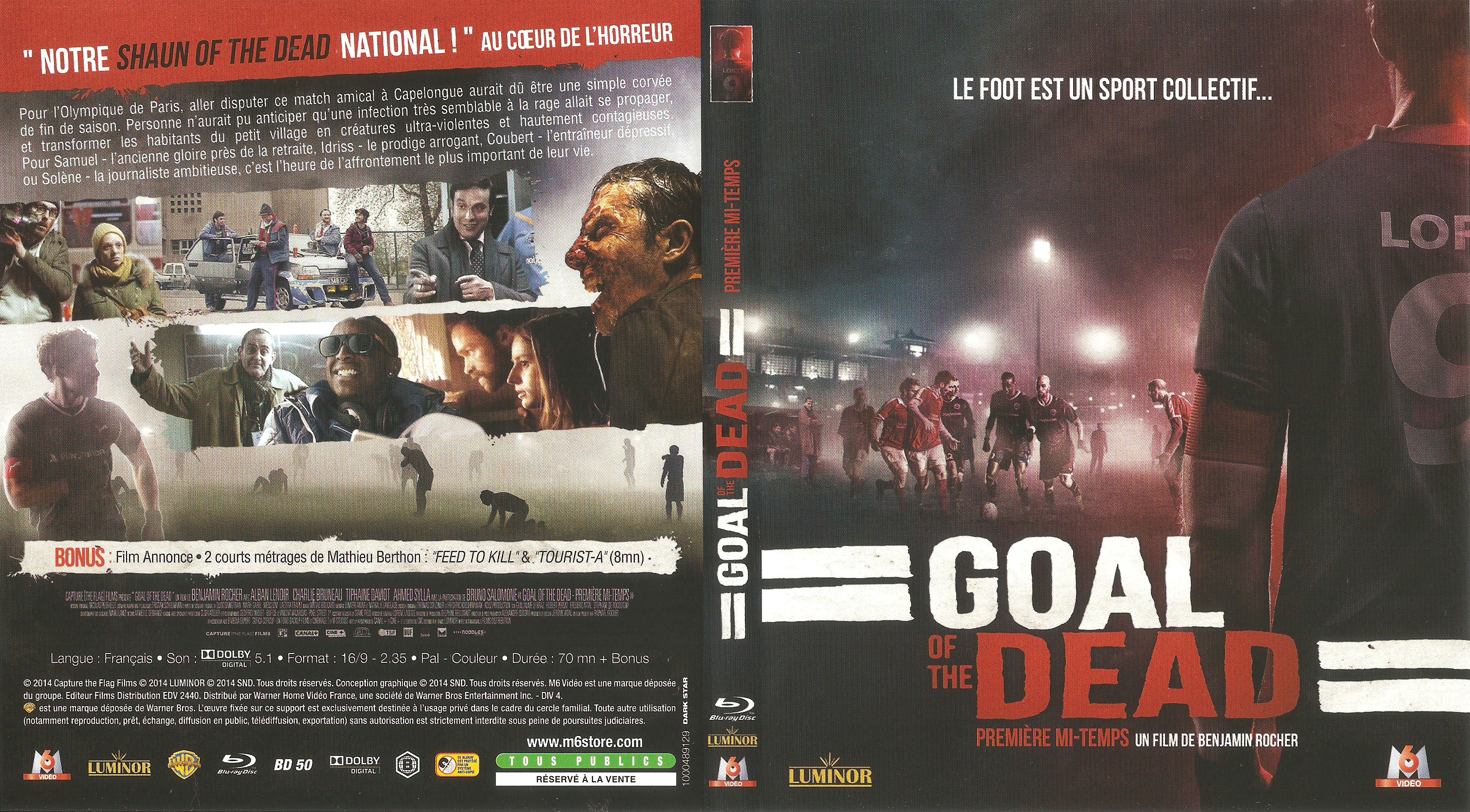 Jaquette DVD Goal of the dead Premire mi-temps (BLU-RAY)